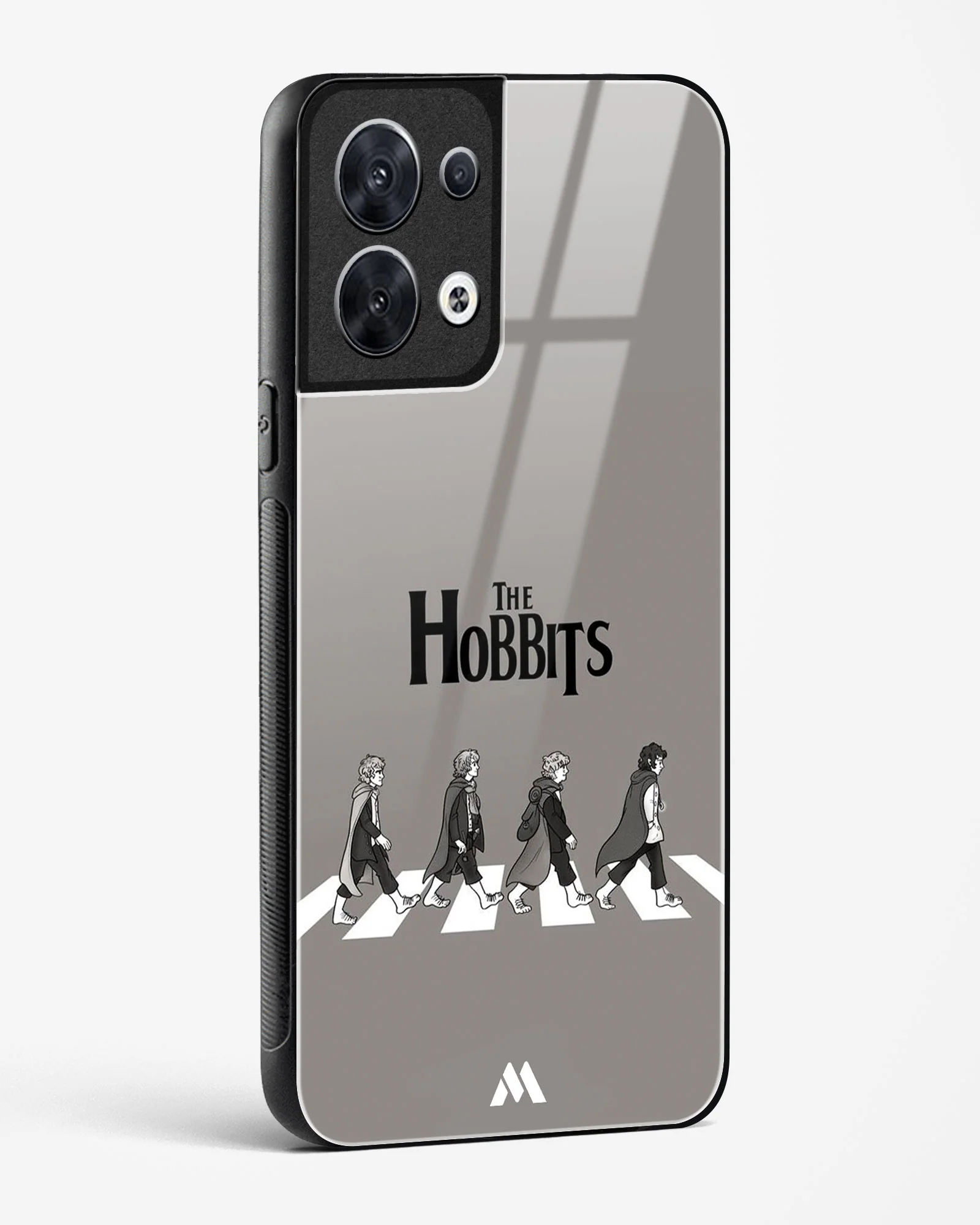 Hobbits at the Abbey Road Crossing Glass Case Phone Cover (Oppo) - Image 116