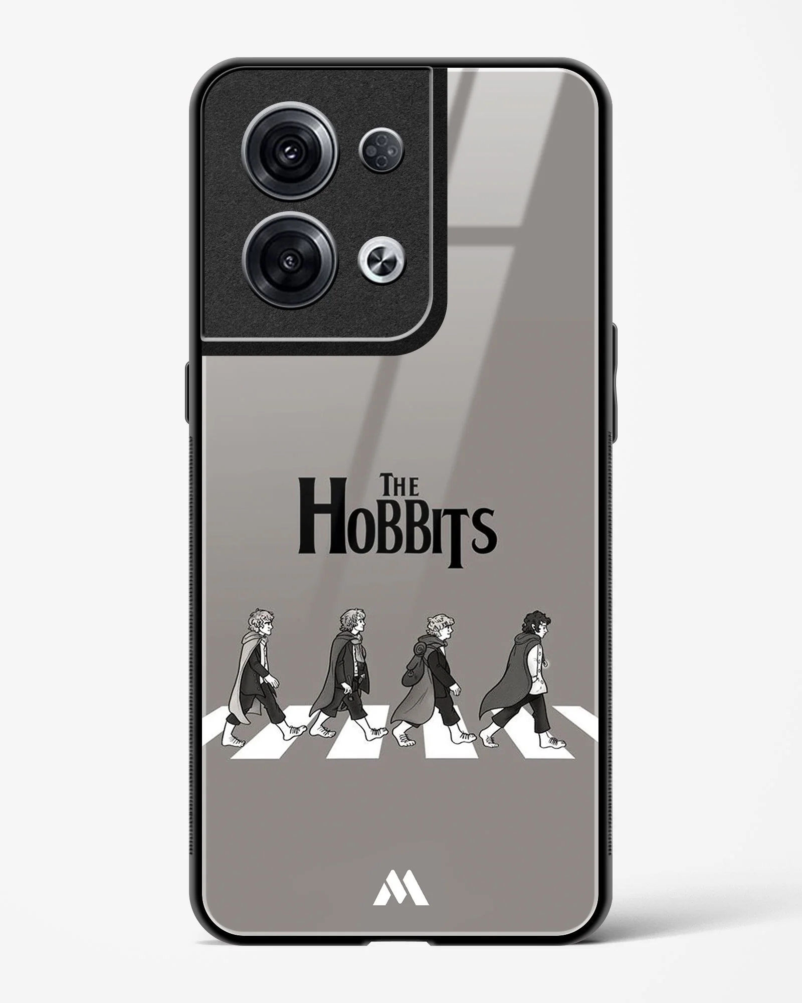 Hobbits at the Abbey Road Crossing Glass Case Phone Cover (Oppo) - Image 117