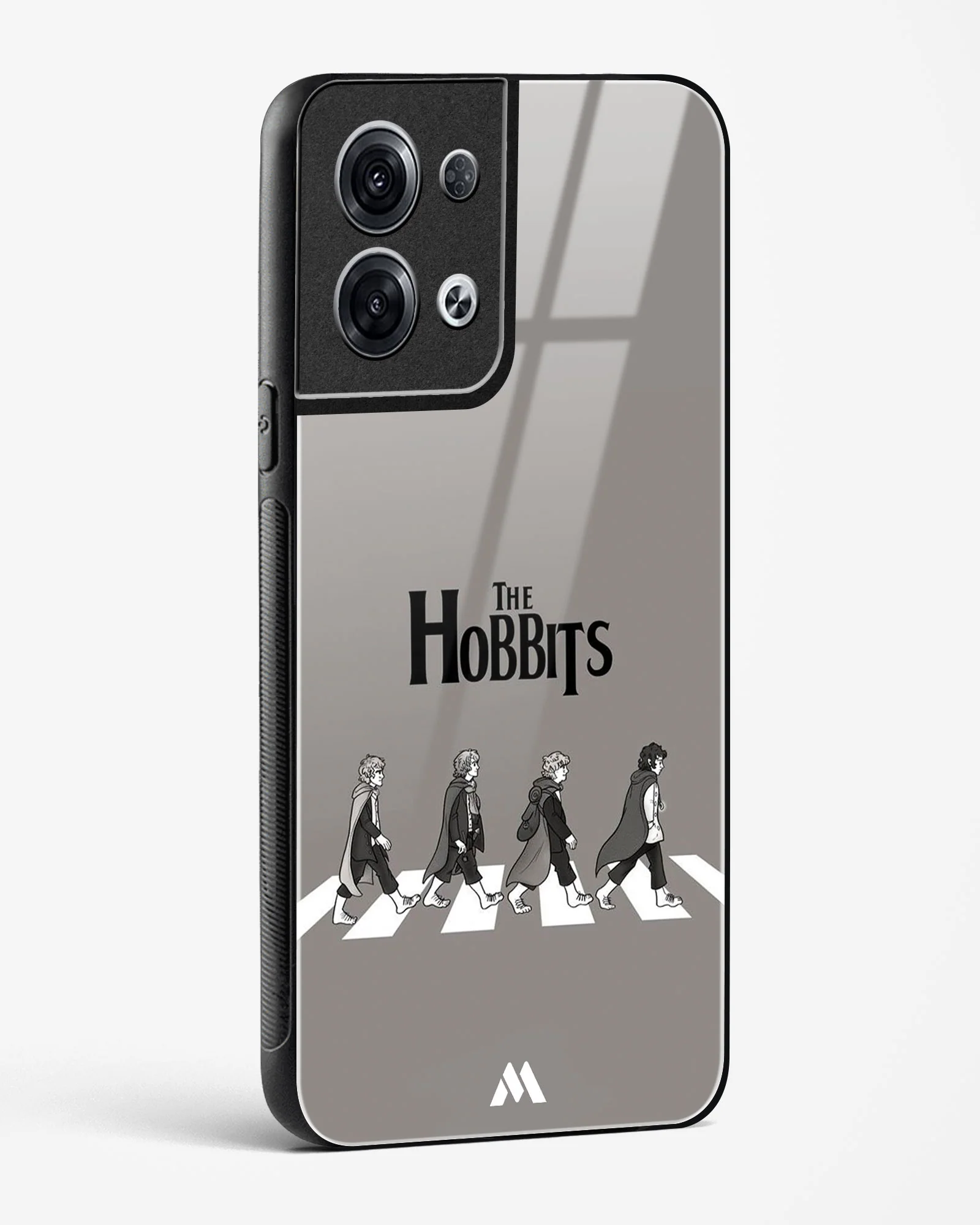 Hobbits at the Abbey Road Crossing Glass Case Phone Cover (Oppo) - Image 118