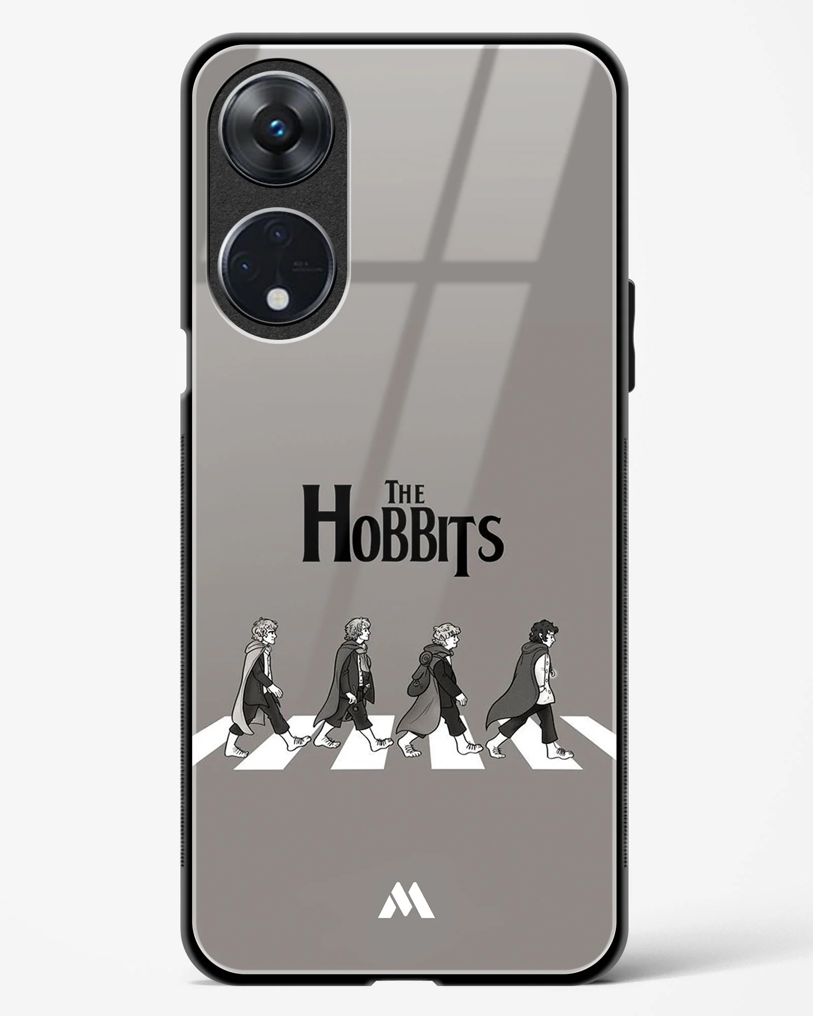 Hobbits at the Abbey Road Crossing Glass Case Phone Cover (Oppo) - Image 119
