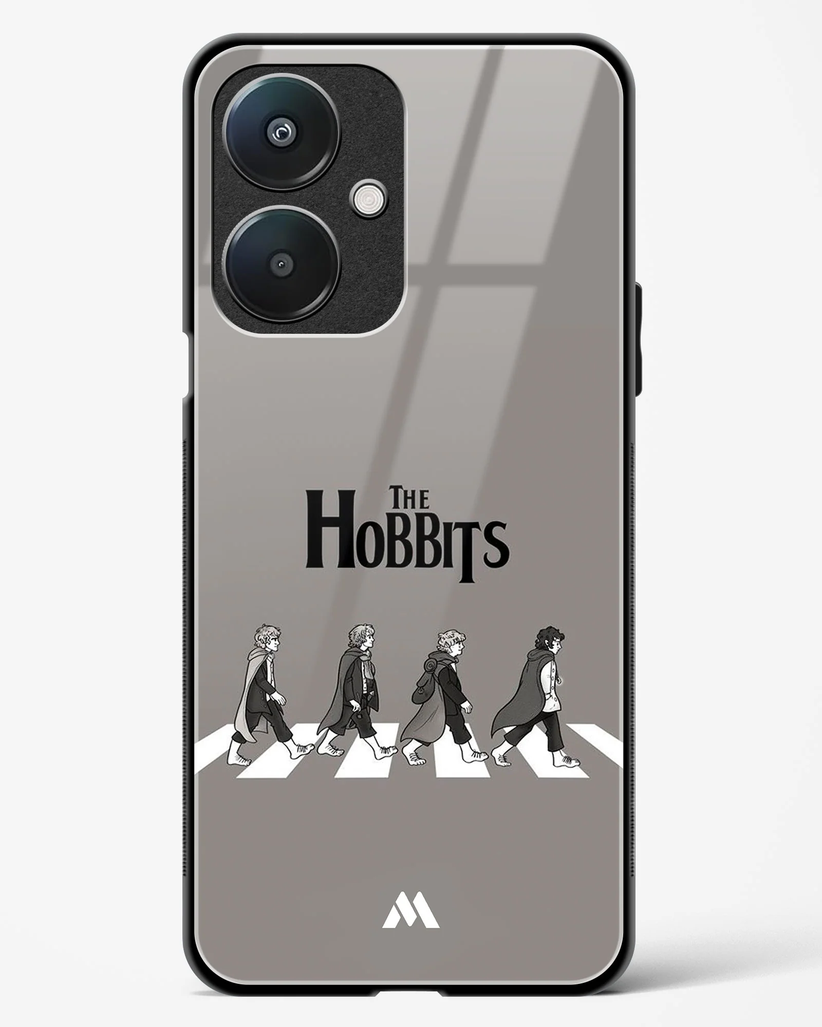 Hobbits at the Abbey Road Crossing Glass Case Phone Cover (Oppo) - Image 13