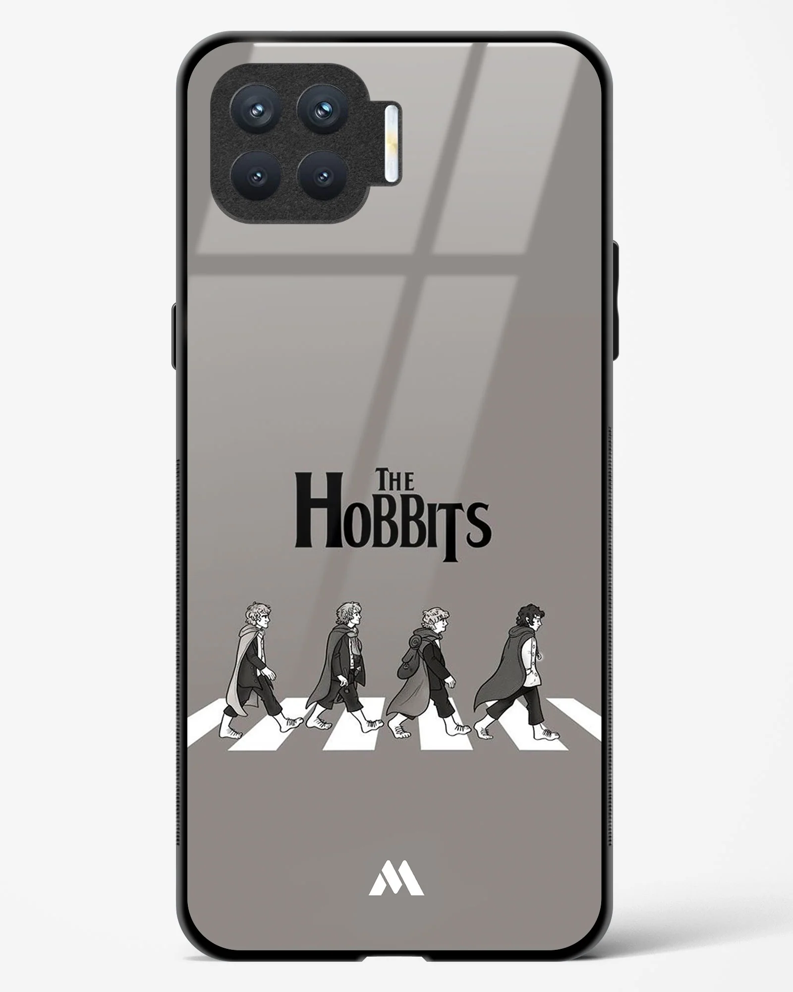 Hobbits at the Abbey Road Crossing Glass Case Phone Cover (Oppo) - Image 15
