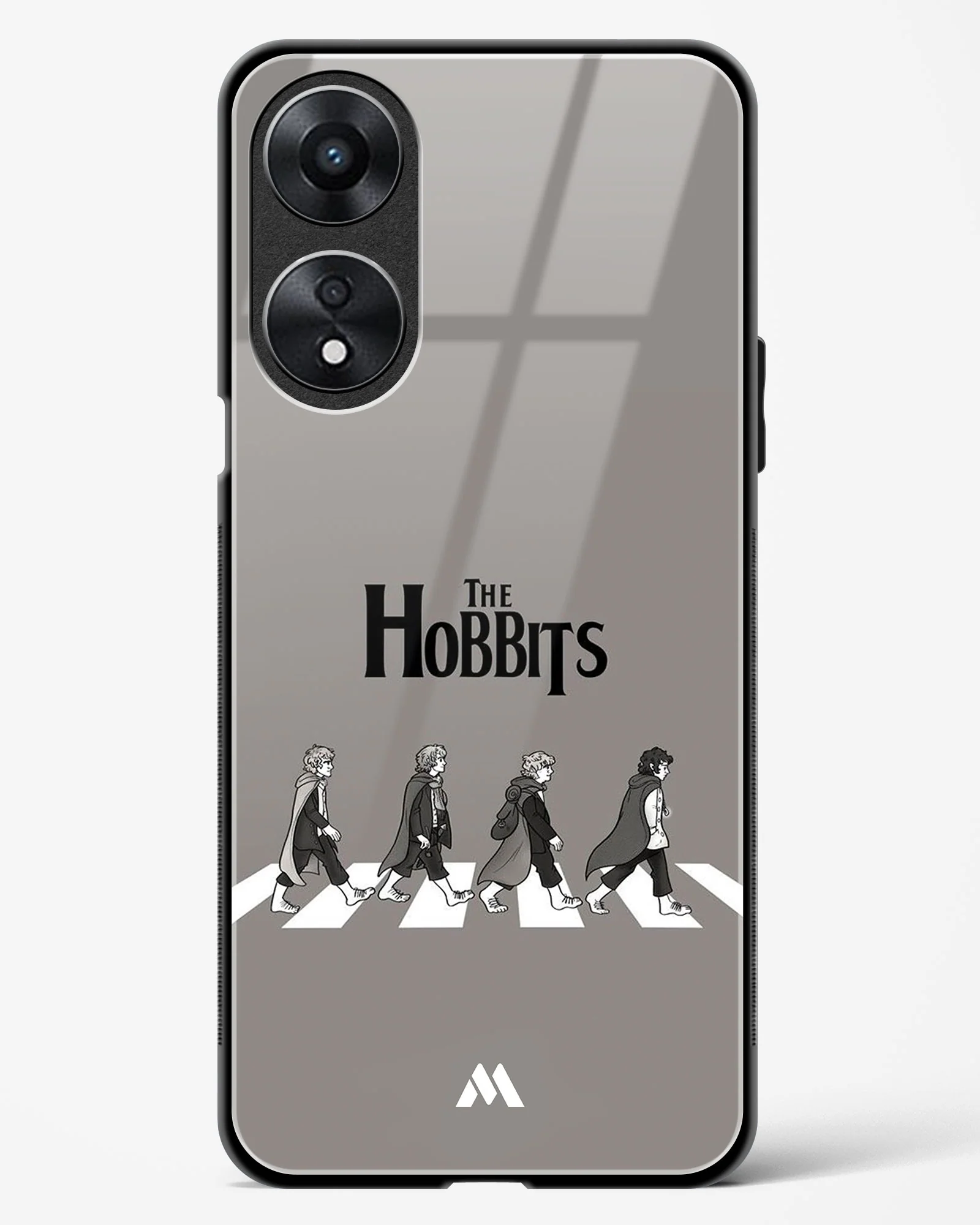 Hobbits at the Abbey Road Crossing Glass Case Phone Cover (Oppo) - Image 19