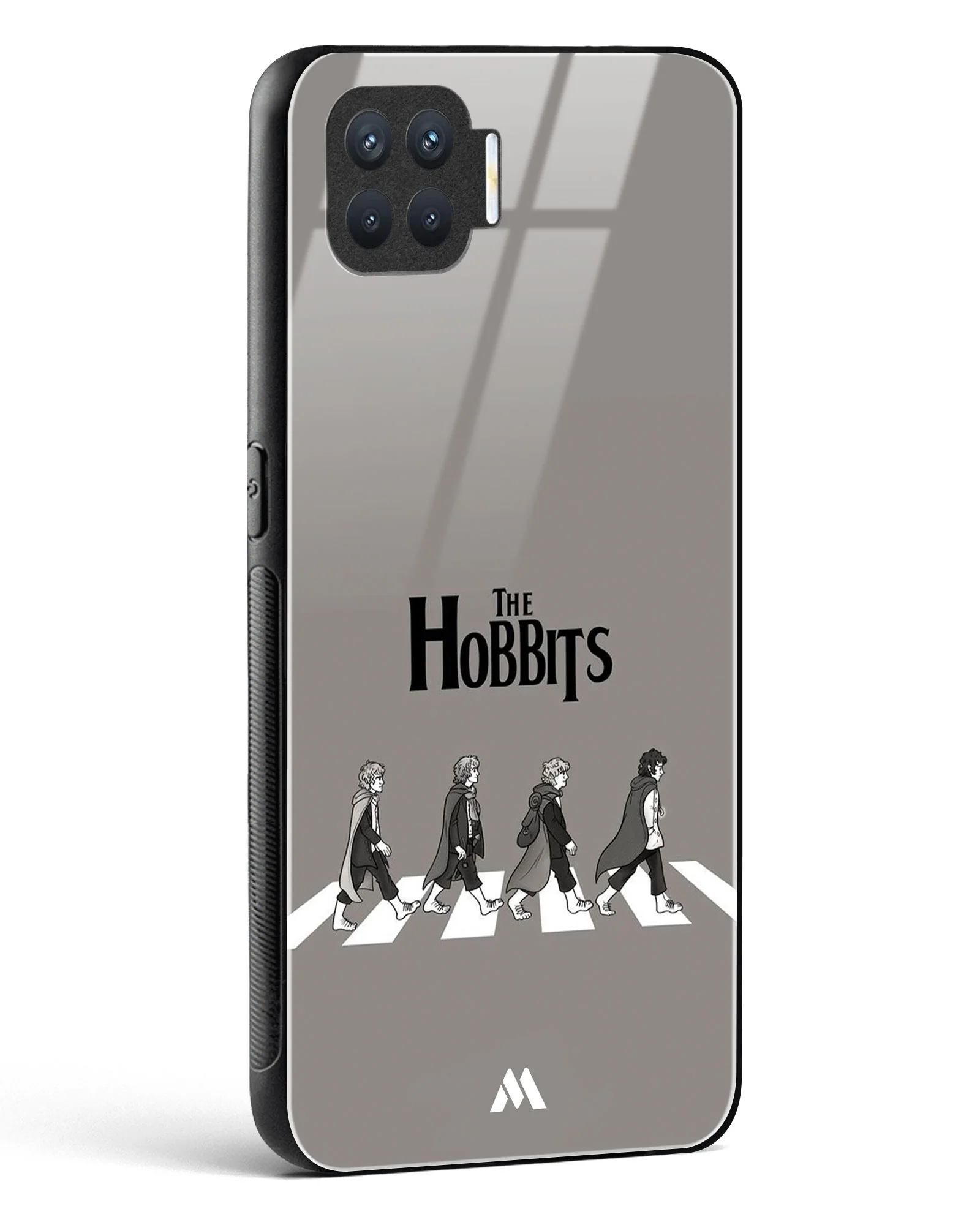 Hobbits at the Abbey Road Crossing Glass Case Phone Cover (Oppo) - Image 28