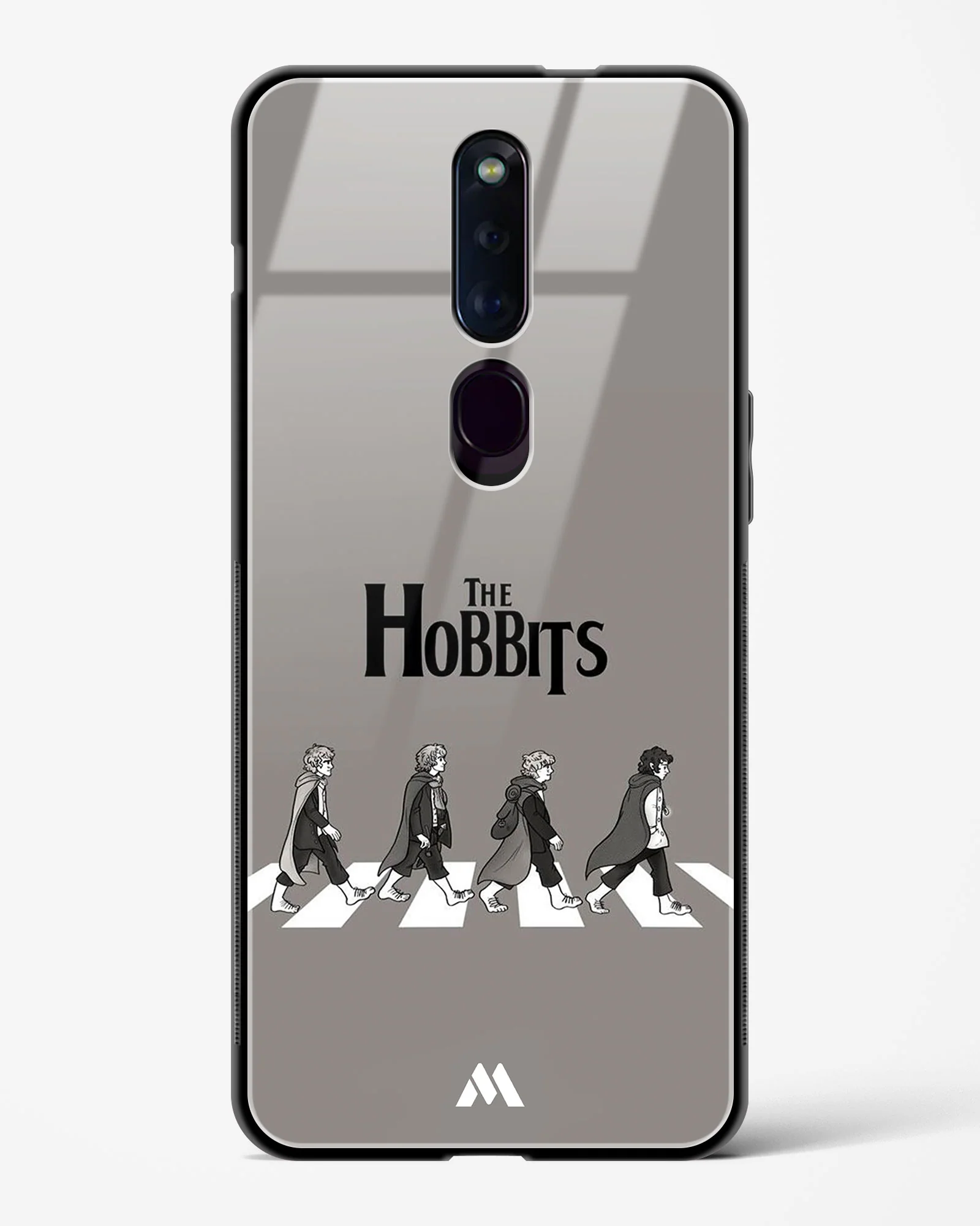 Hobbits at the Abbey Road Crossing Glass Case Phone Cover (Oppo) - Image 31