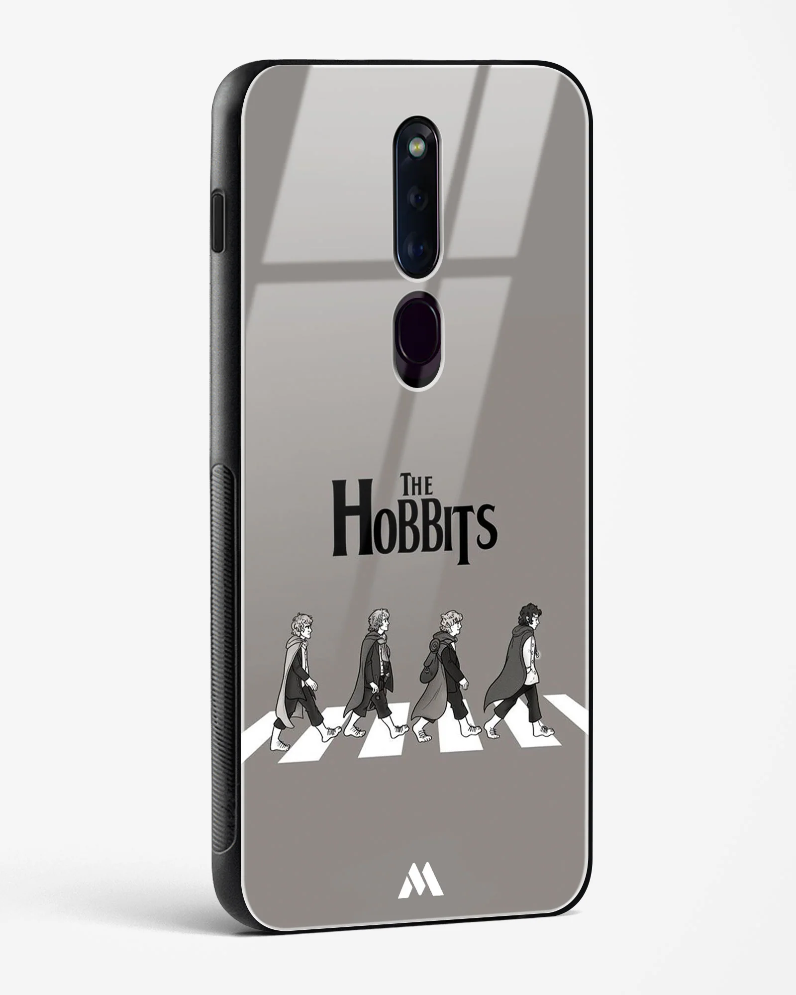 Hobbits at the Abbey Road Crossing Glass Case Phone Cover (Oppo) - Image 32