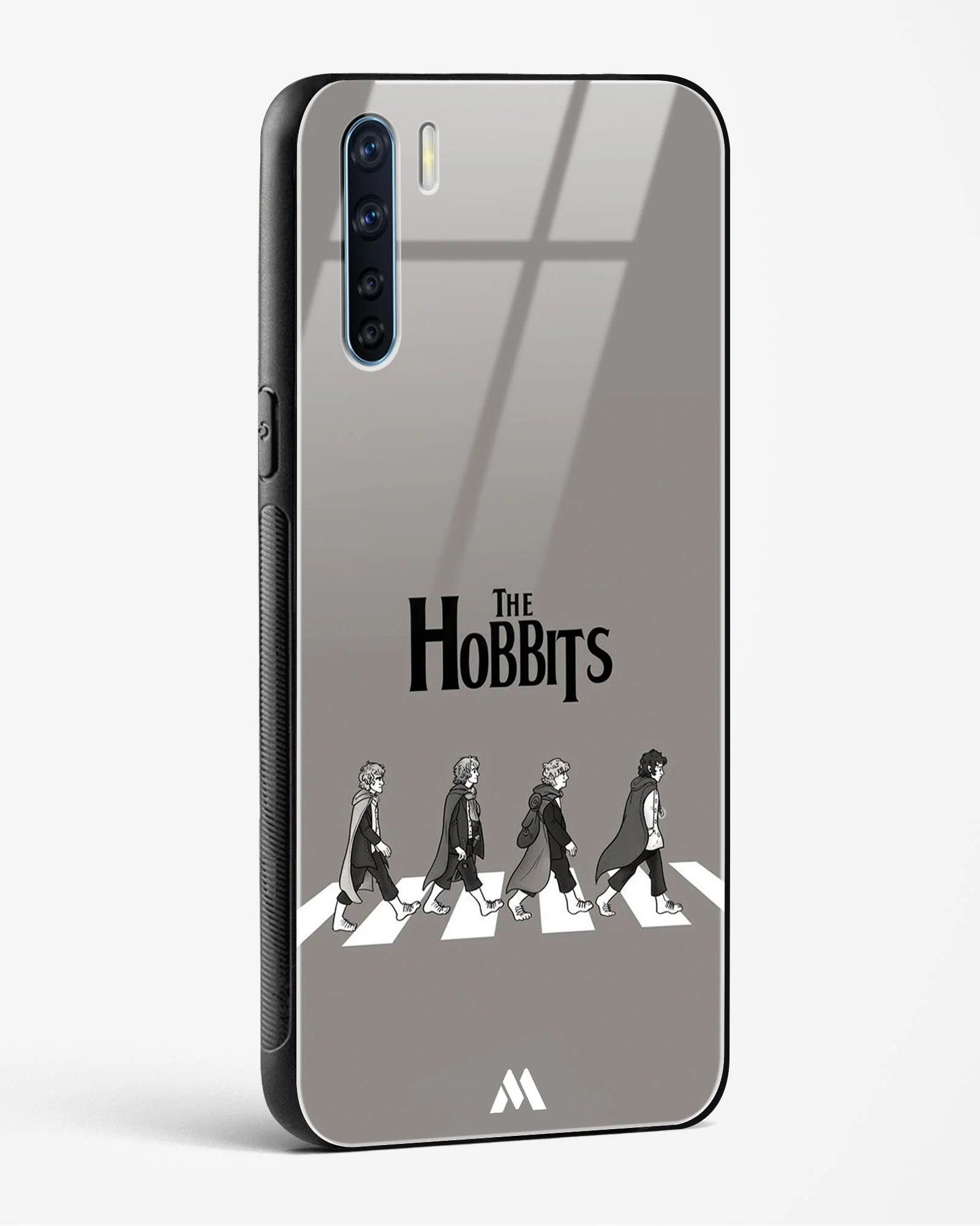 Hobbits at the Abbey Road Crossing Glass Case Phone Cover (Oppo) - Image 34