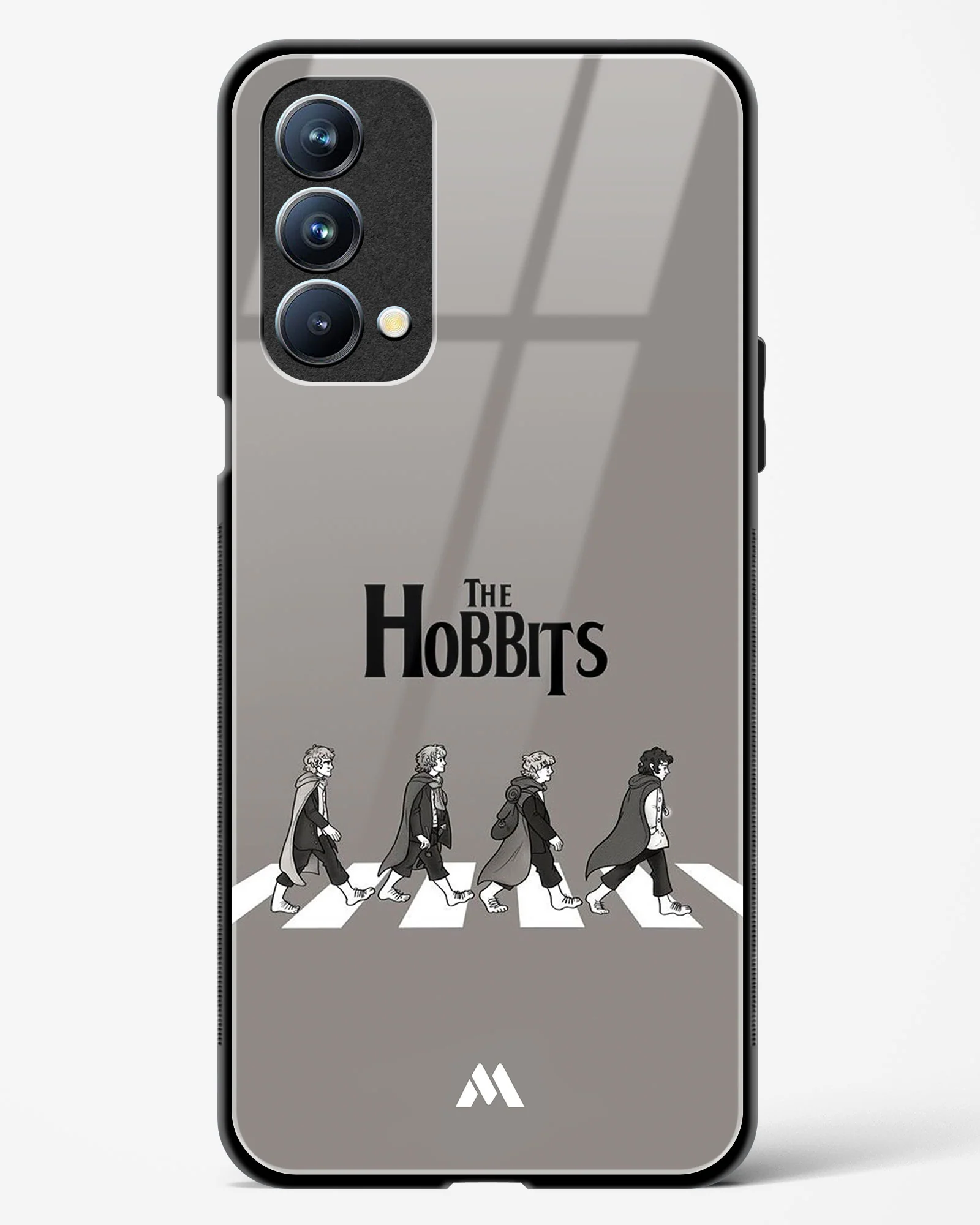 Hobbits at the Abbey Road Crossing Glass Case Phone Cover (Oppo) - Image 39