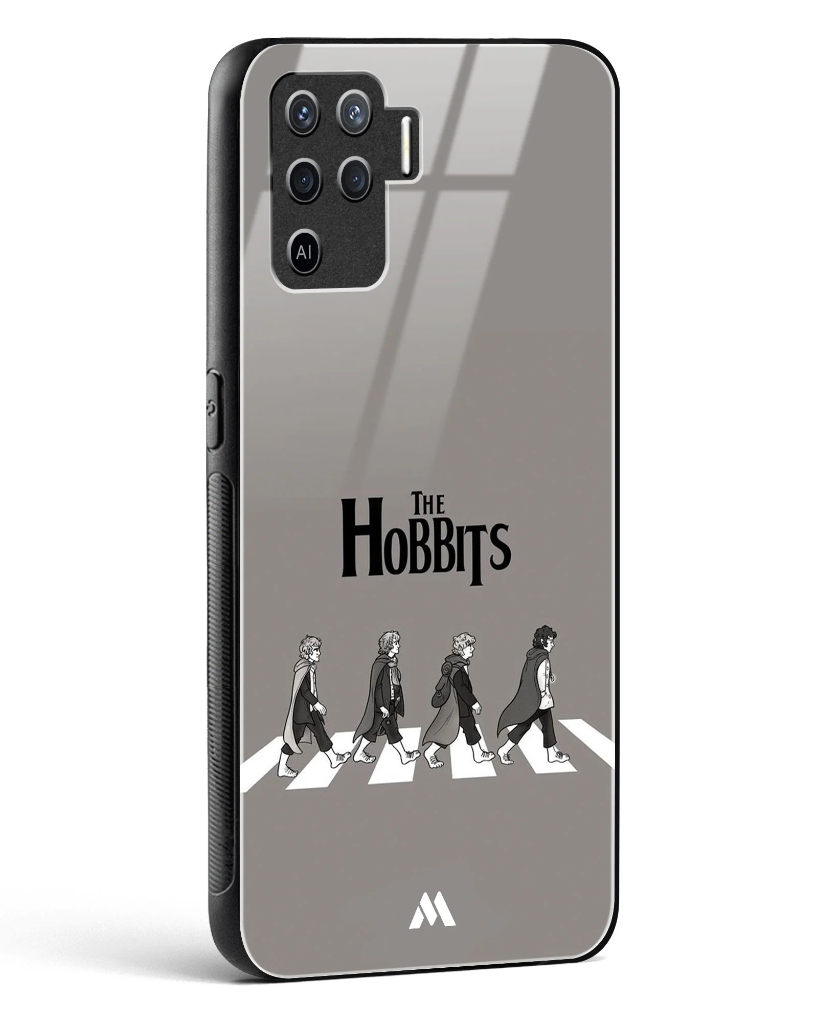 Hobbits at the Abbey Road Crossing Glass Case Phone Cover (Oppo) - Image 42