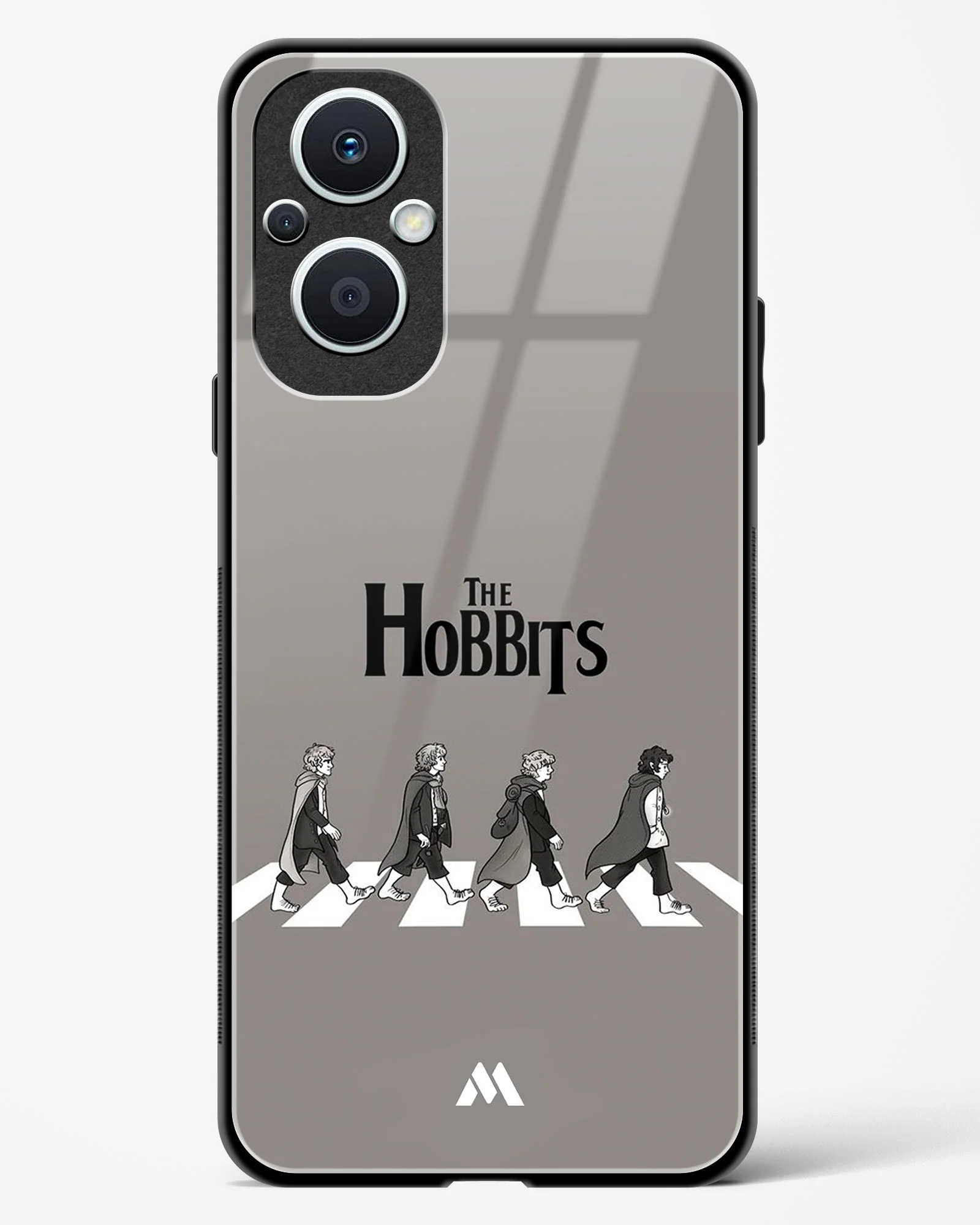 Hobbits at the Abbey Road Crossing Glass Case Phone Cover (Oppo) - Image 49