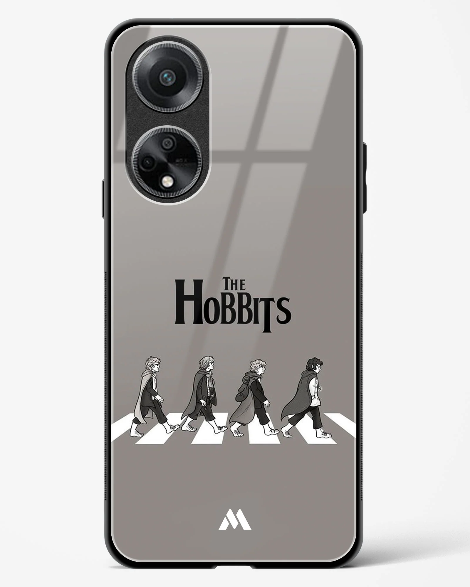 Hobbits at the Abbey Road Crossing Glass Case Phone Cover (Oppo) - Image 51