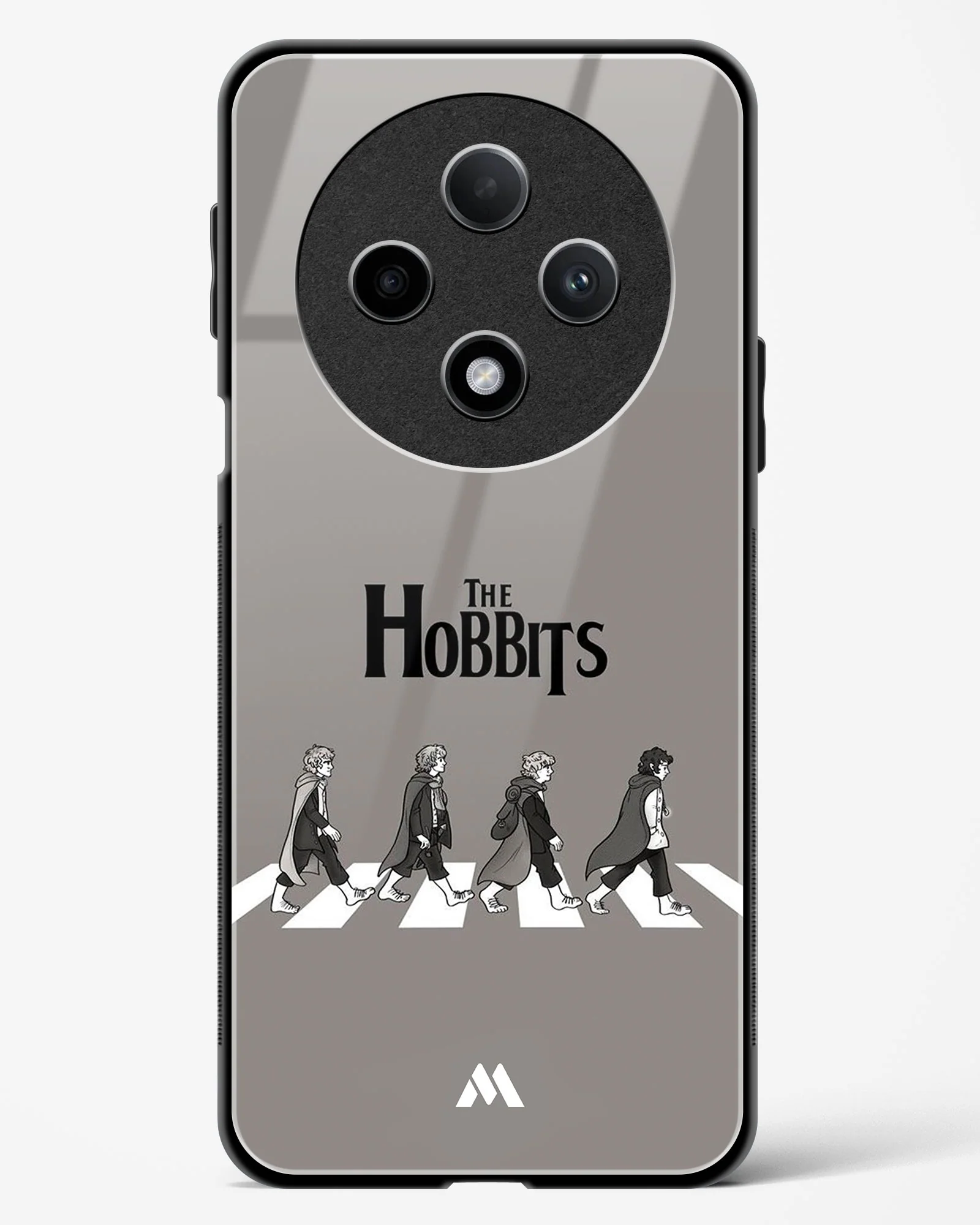 Hobbits at the Abbey Road Crossing Glass Case Phone Cover (Oppo) - Image 55