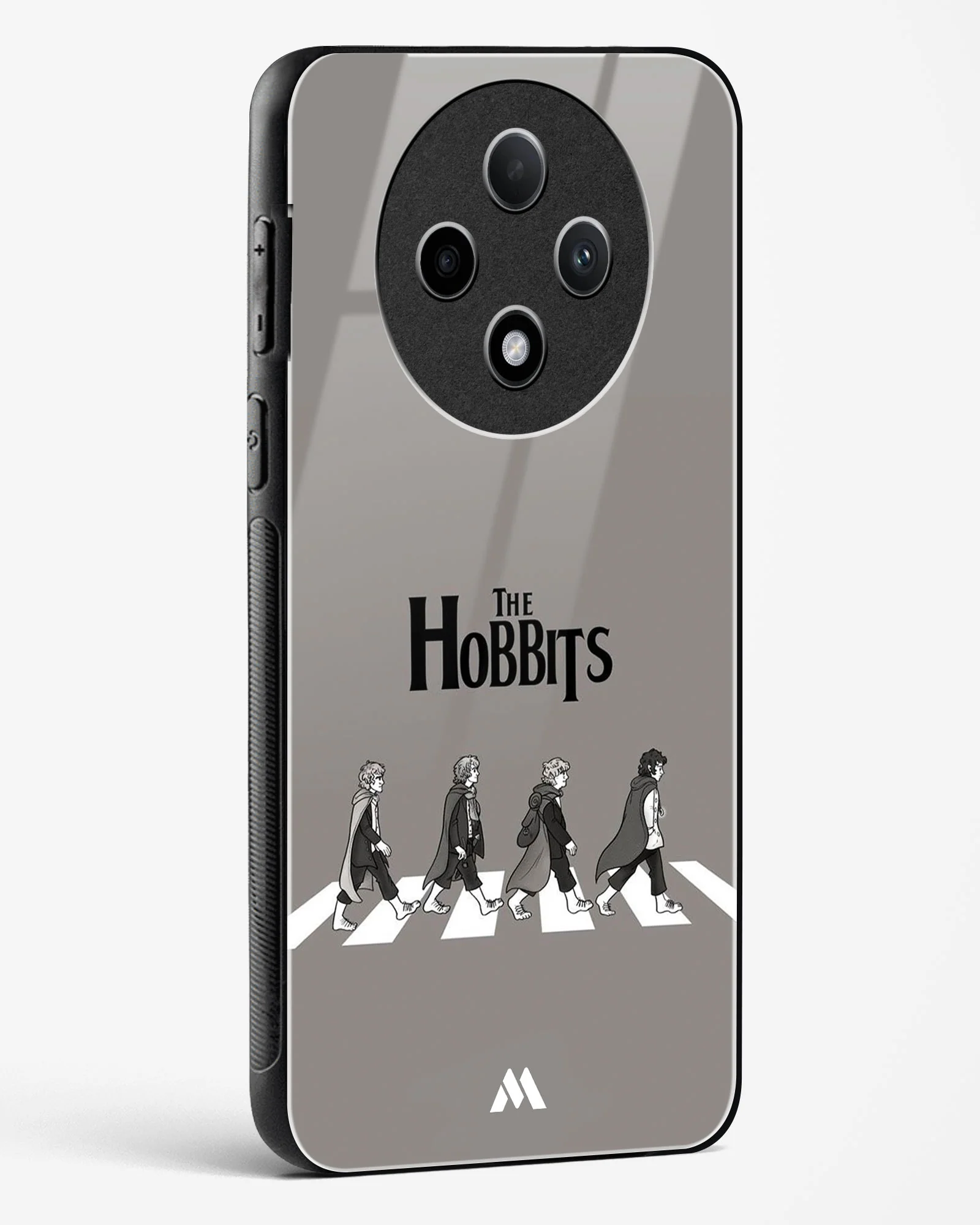 Hobbits at the Abbey Road Crossing Glass Case Phone Cover (Oppo) - Image 56