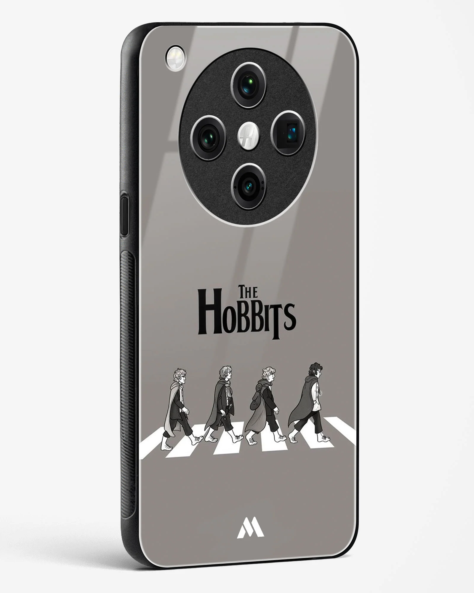 Hobbits at the Abbey Road Crossing Glass Case Phone Cover (Oppo) - Image 58