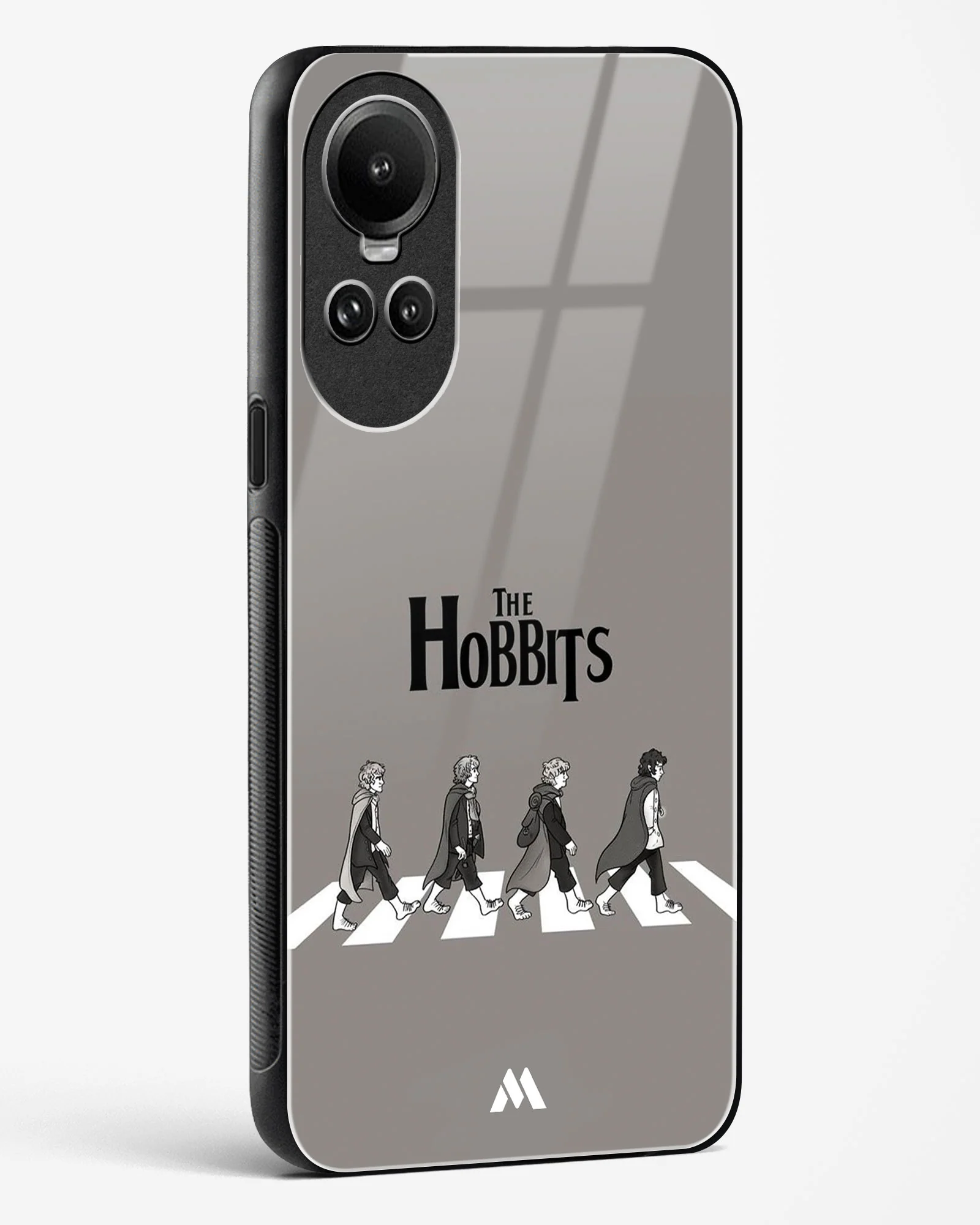 Hobbits at the Abbey Road Crossing Glass Case Phone Cover (Oppo) - Image 68