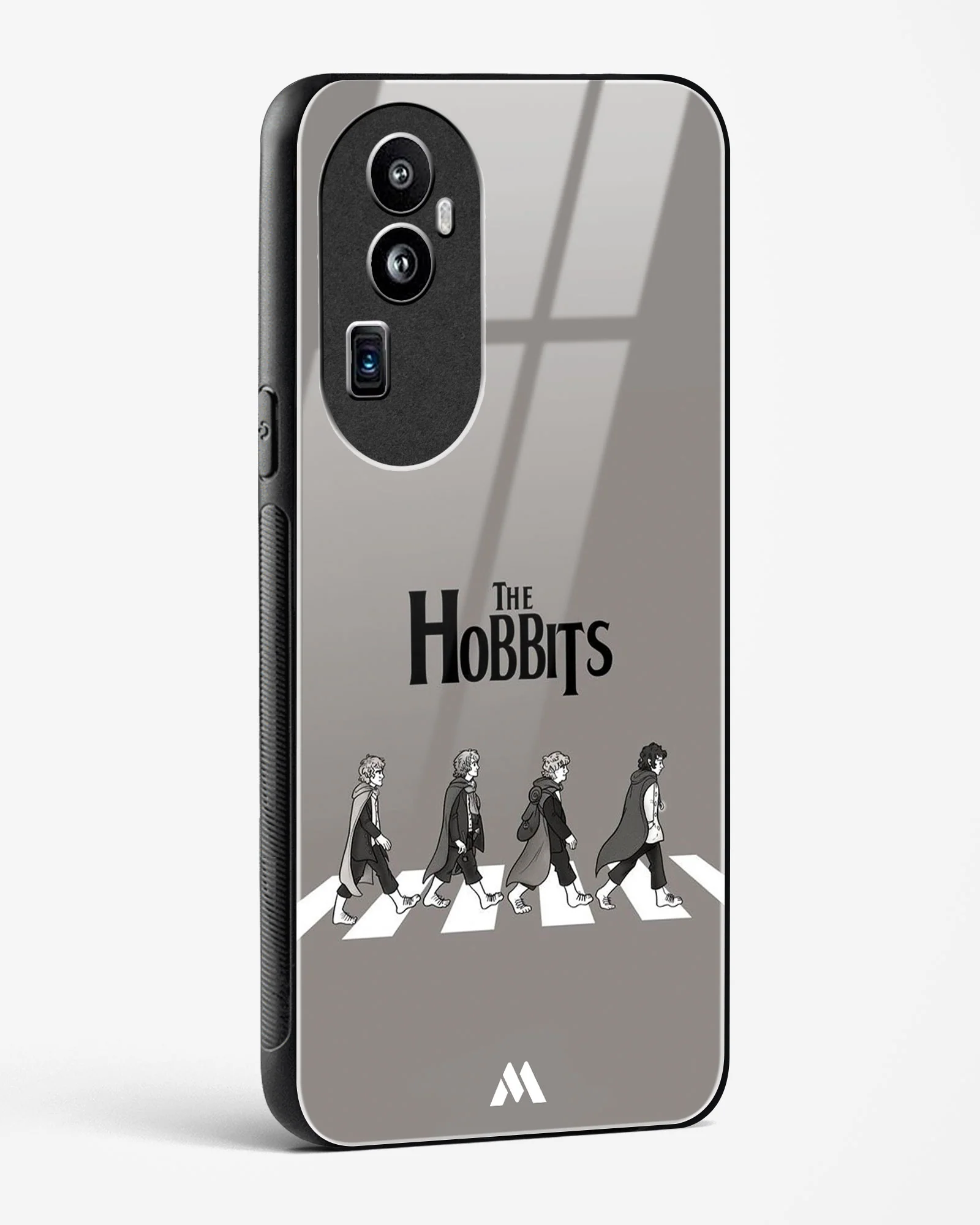Hobbits at the Abbey Road Crossing Glass Case Phone Cover (Oppo) - Image 70