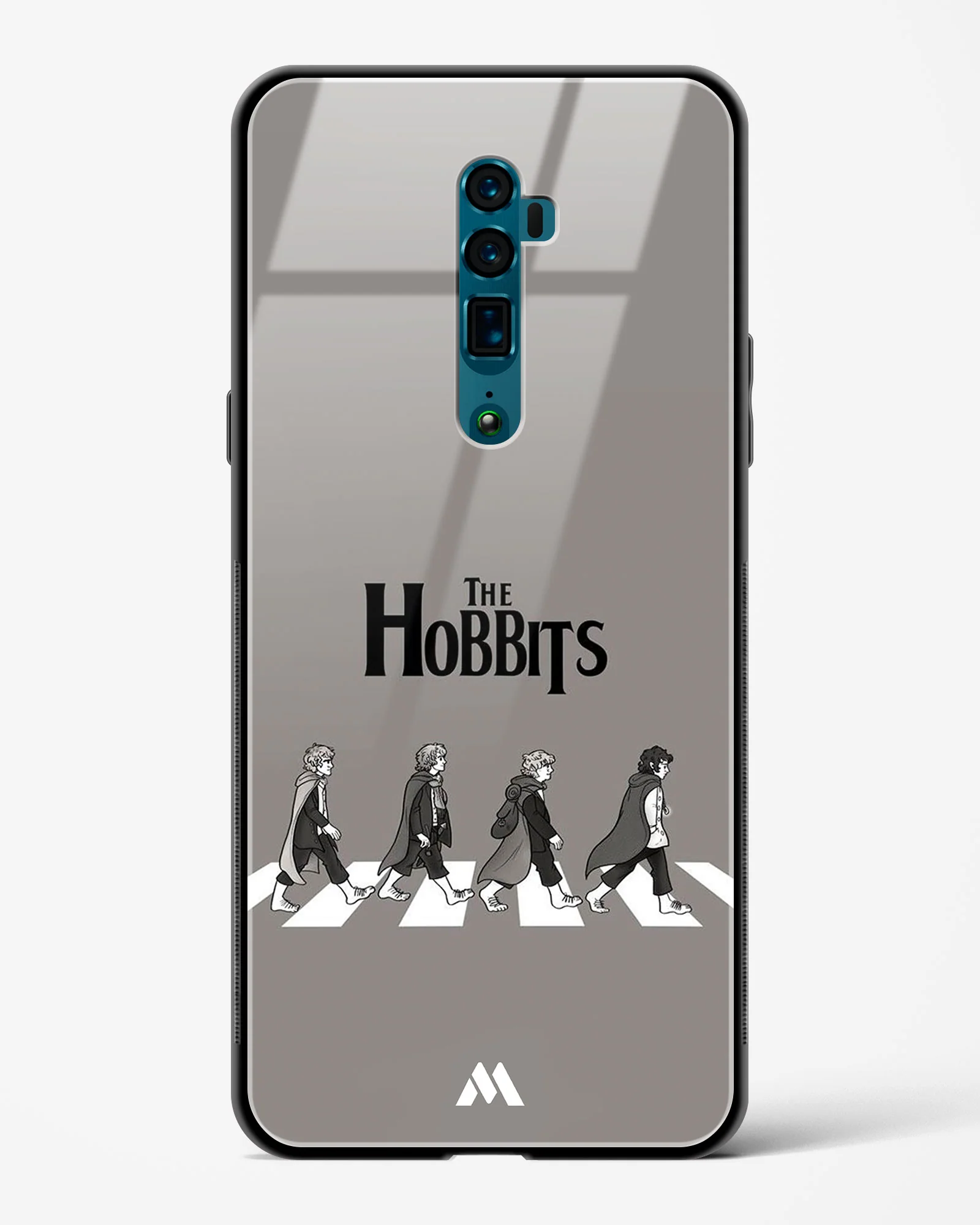 Hobbits at the Abbey Road Crossing Glass Case Phone Cover (Oppo) - Image 71