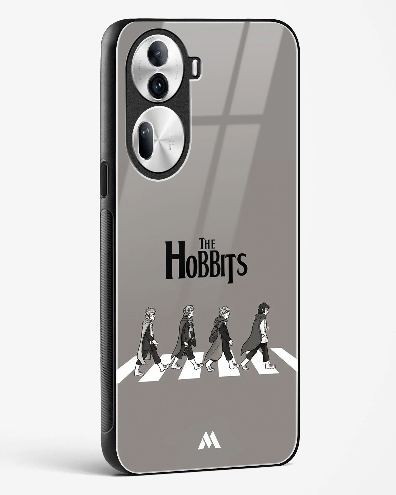 Hobbits at the Abbey Road Crossing Glass Case Phone Cover (Oppo) - Image 76