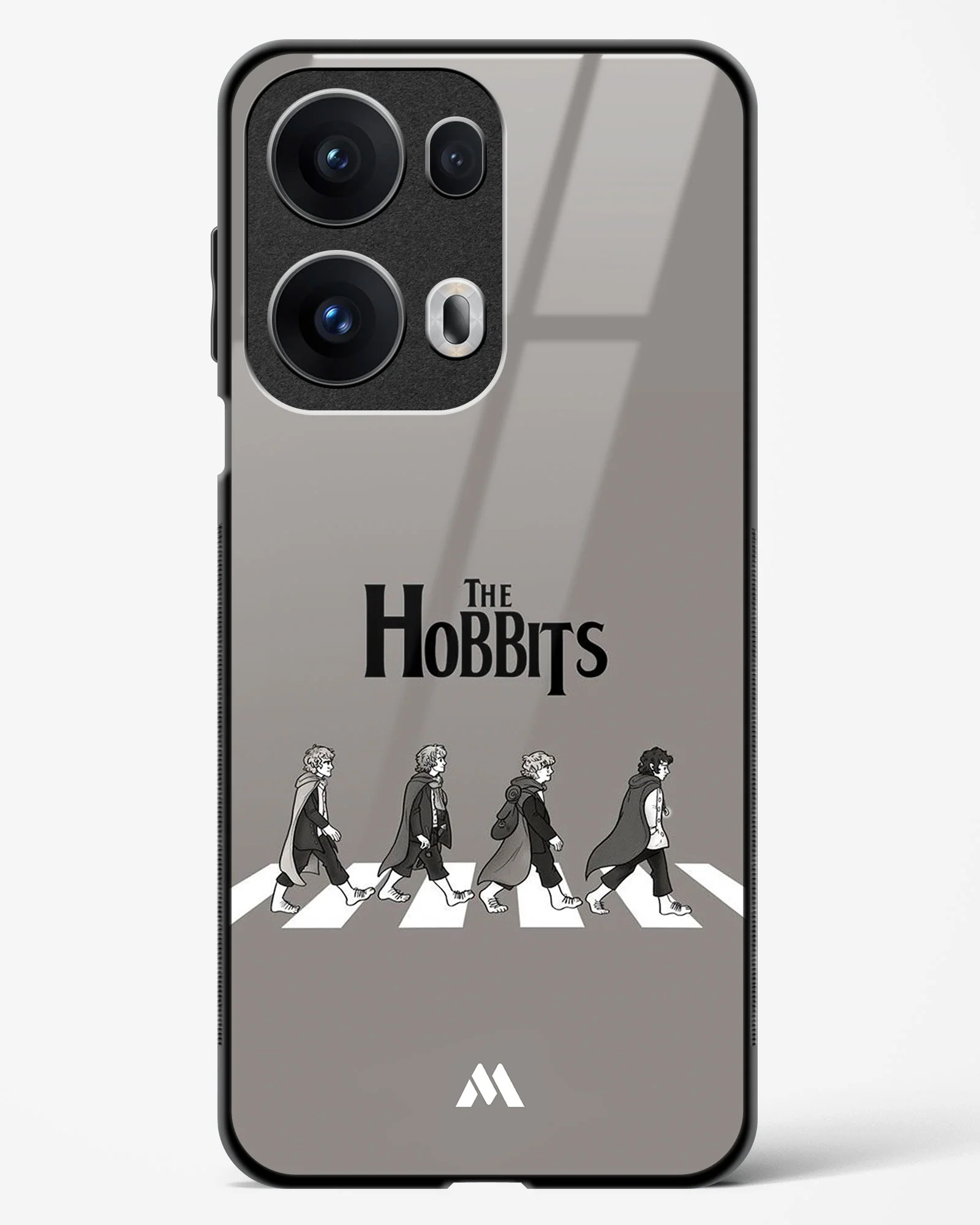 Hobbits at the Abbey Road Crossing Glass Case Phone Cover (Oppo) - Image 83