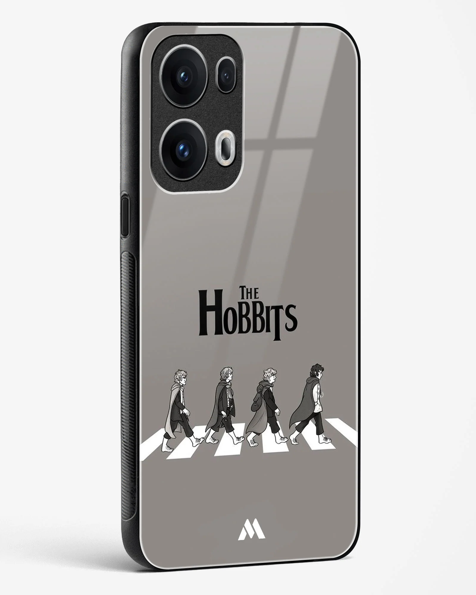 Hobbits at the Abbey Road Crossing Glass Case Phone Cover (Oppo) - Image 84