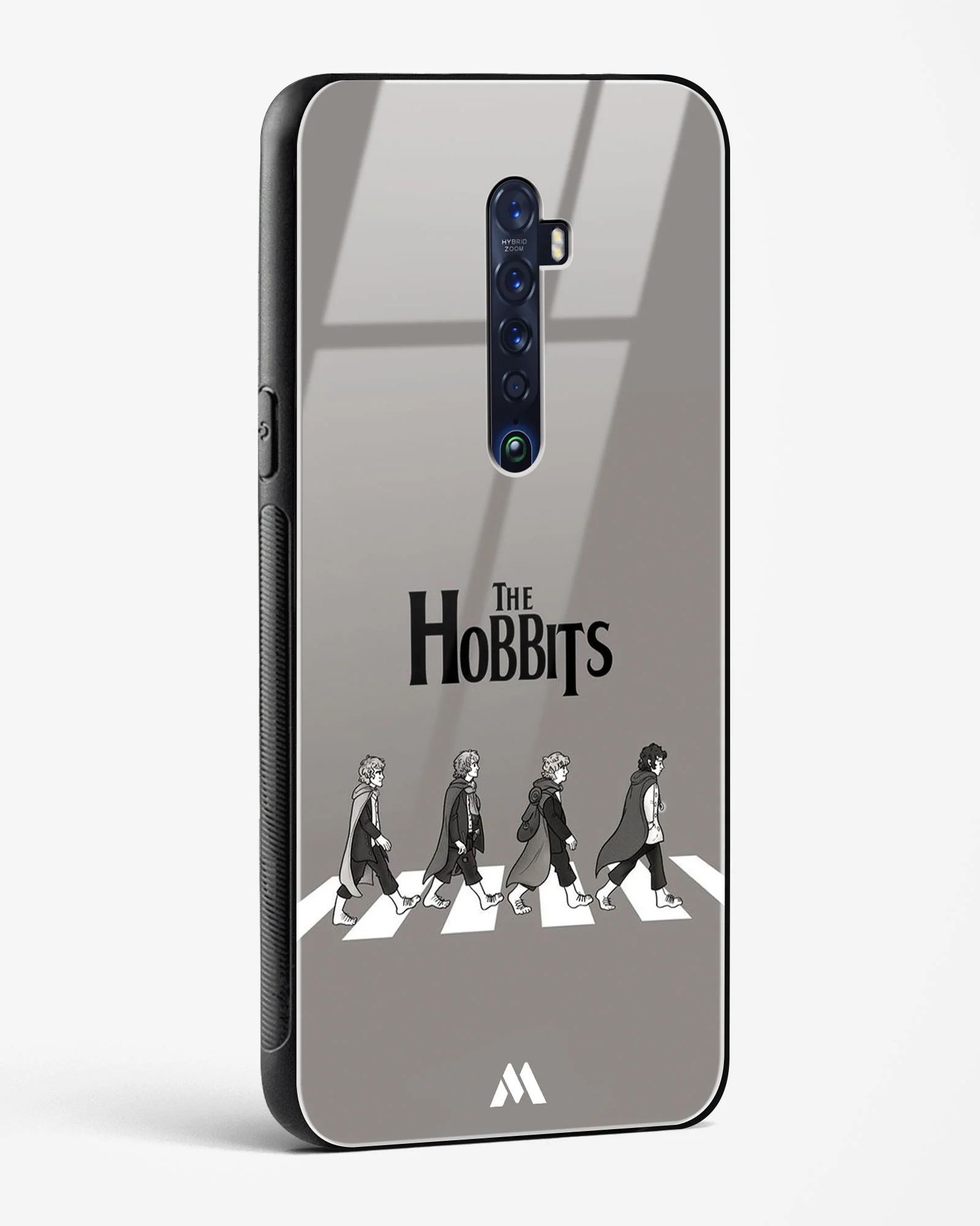 Hobbits at the Abbey Road Crossing Glass Case Phone Cover (Oppo) - Image 86