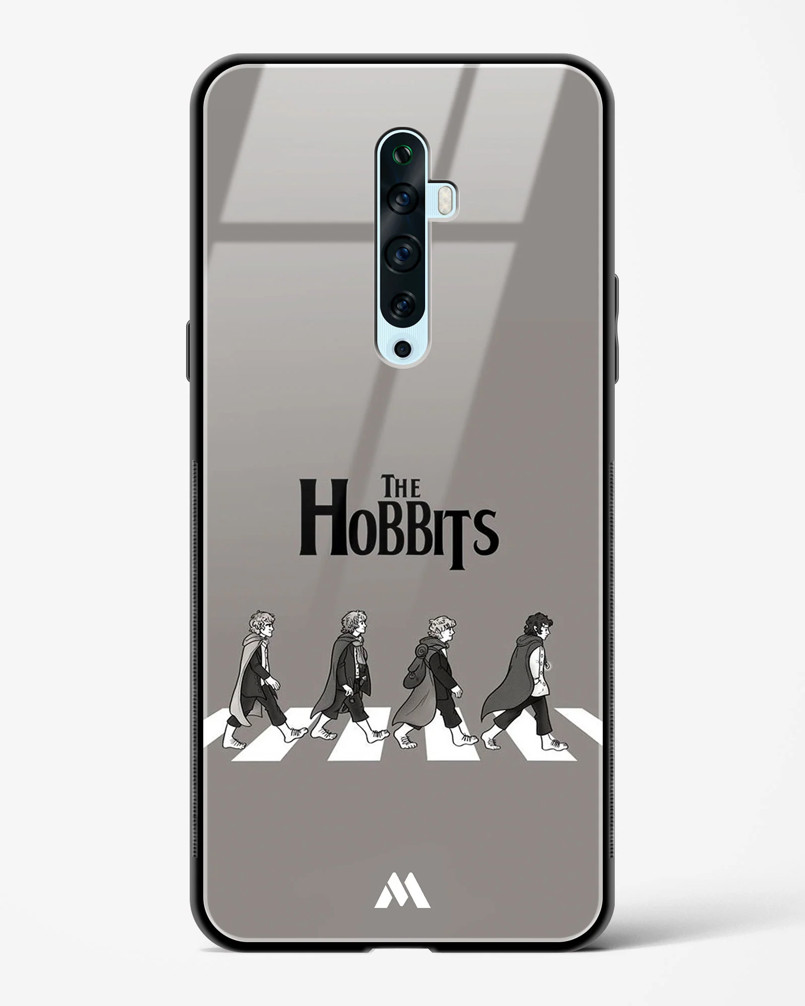 Hobbits at the Abbey Road Crossing Glass Case Phone Cover (Oppo) - Image 89