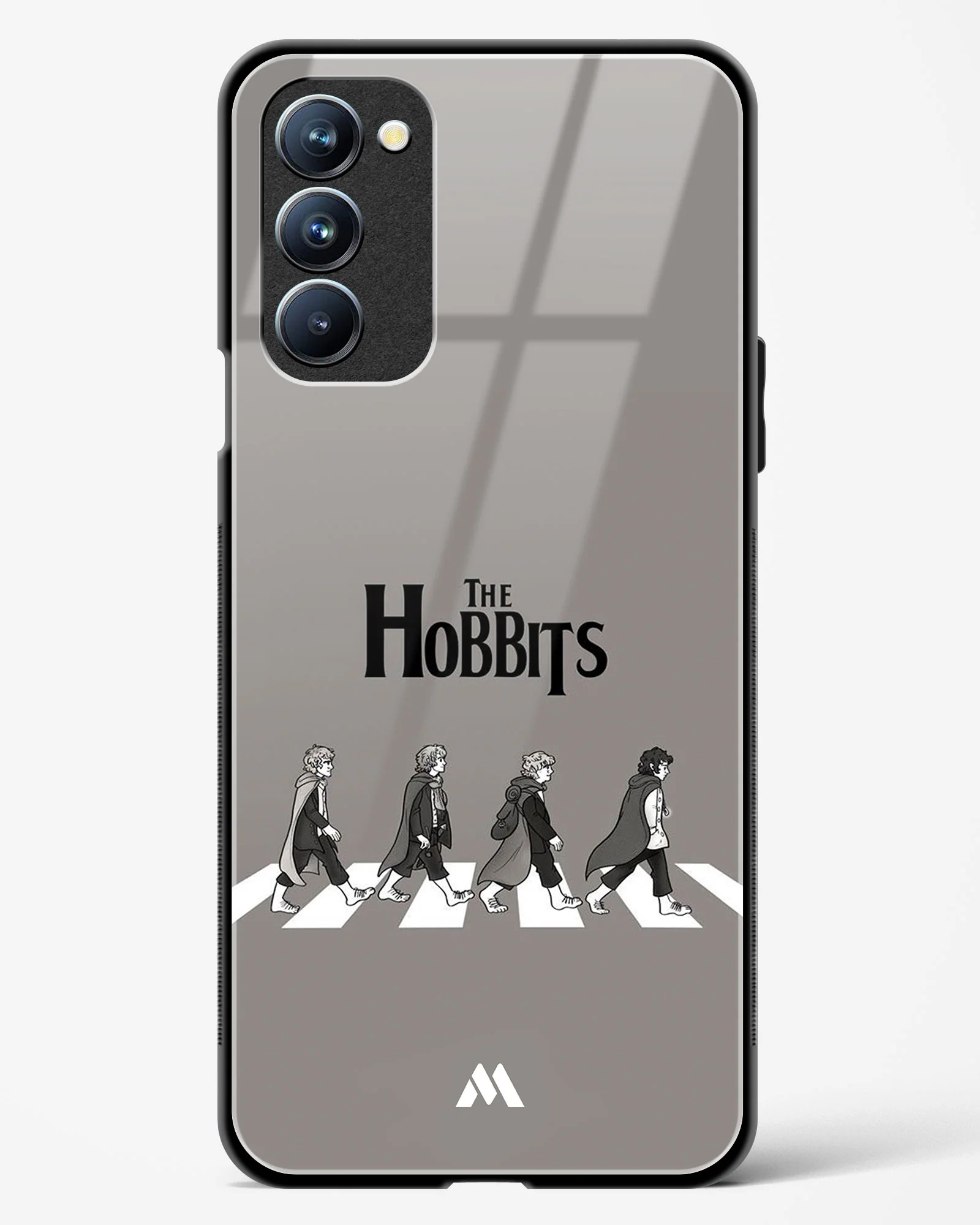 Hobbits at the Abbey Road Crossing Glass Case Phone Cover (Oppo) - Image 9
