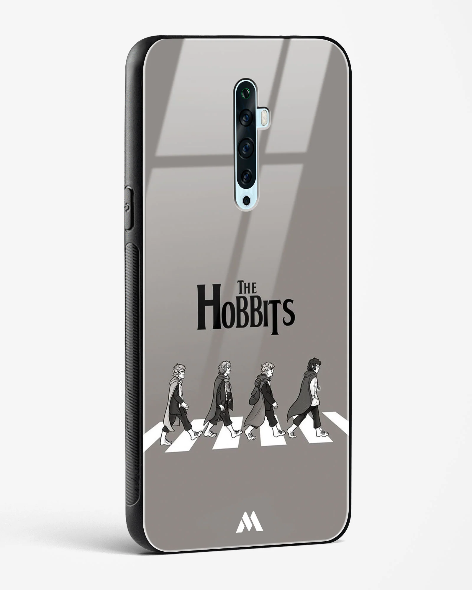 Hobbits at the Abbey Road Crossing Glass Case Phone Cover (Oppo) - Image 90