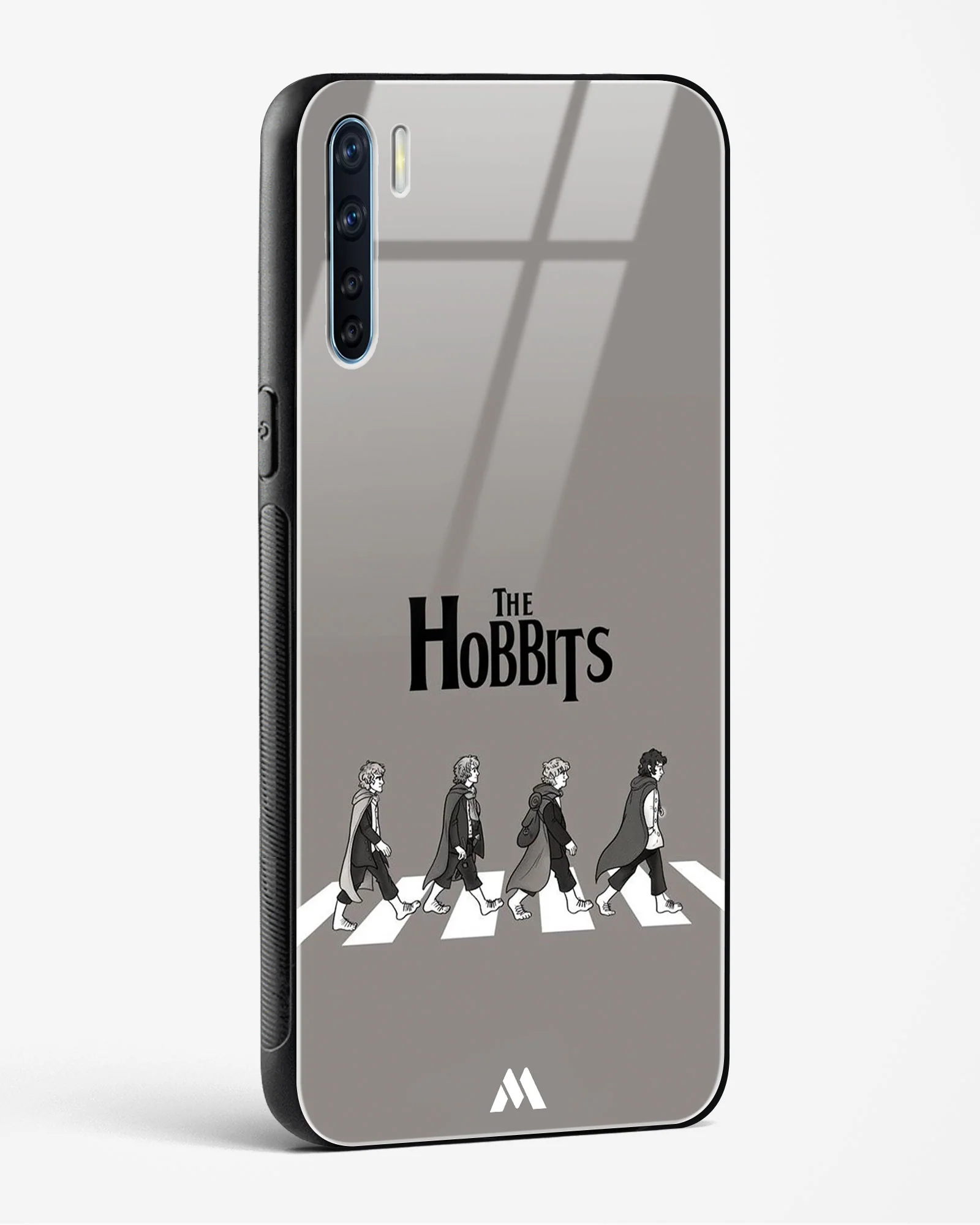 Hobbits at the Abbey Road Crossing Glass Case Phone Cover (Oppo) - Image 92