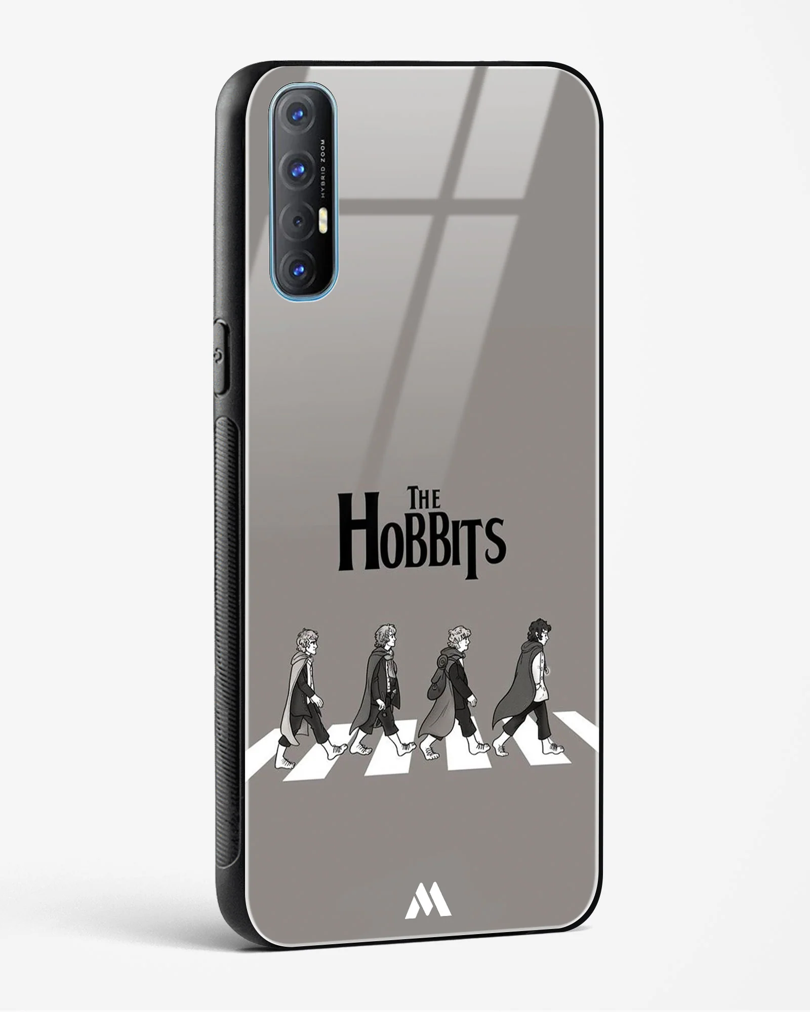 Hobbits at the Abbey Road Crossing Glass Case Phone Cover (Oppo) - Image 94