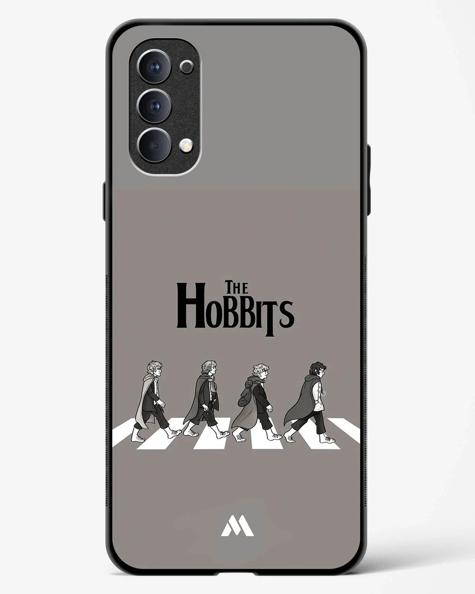 Hobbits at the Abbey Road Crossing Glass Case Phone Cover (Oppo) - Image 95