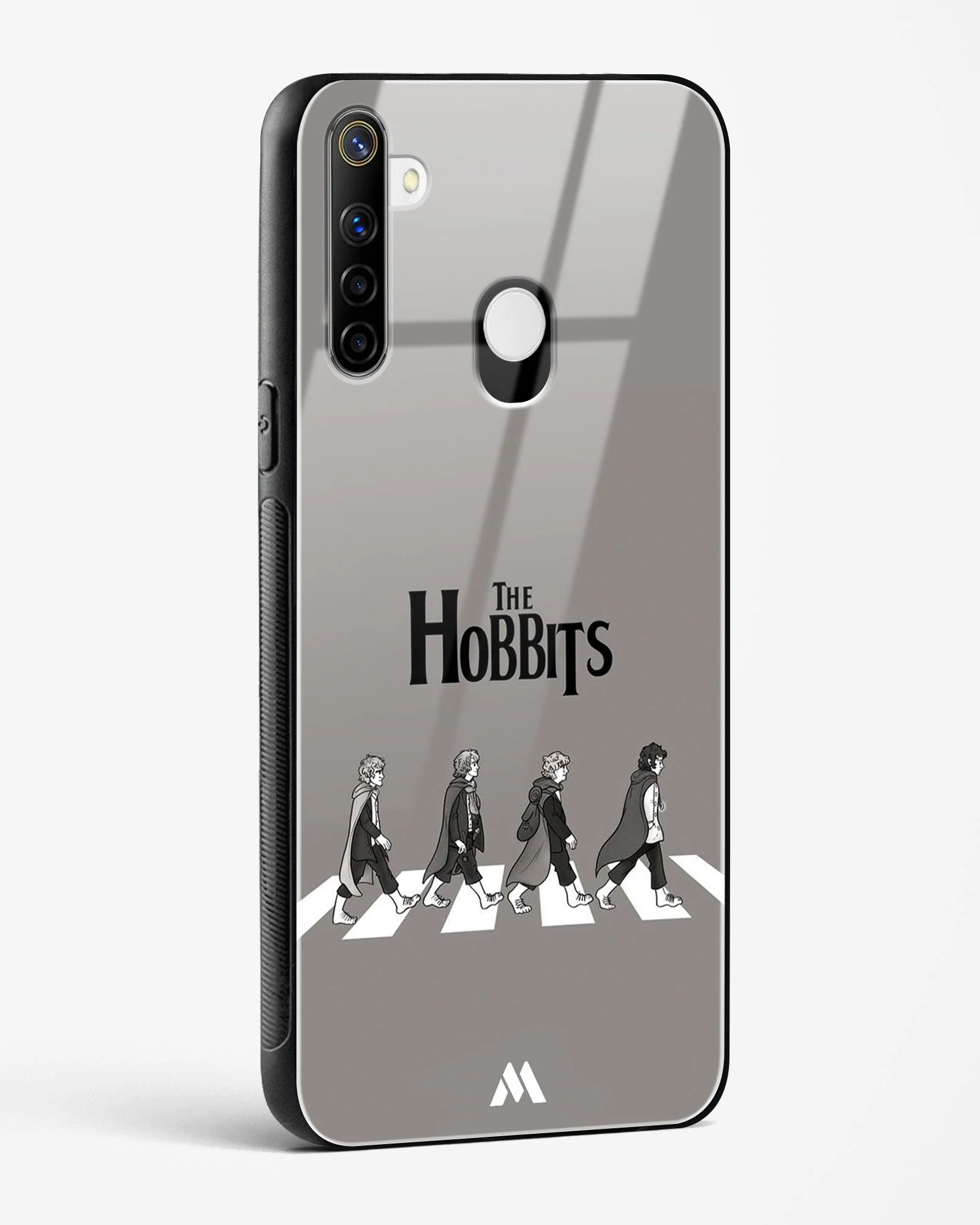 Hobbits at the Abbey Road Crossing Glass Case Phone Cover (Realme) - Image 106