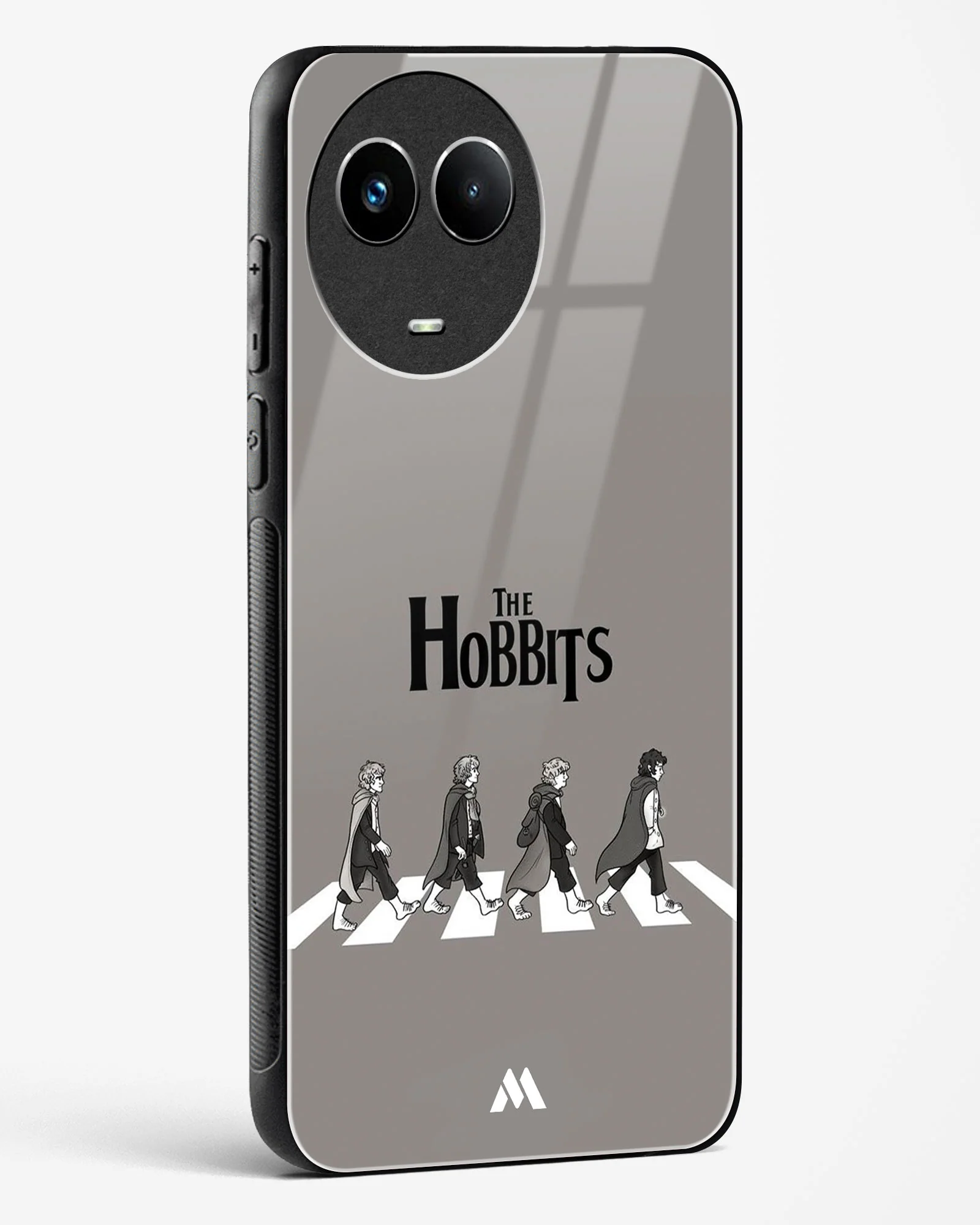Hobbits at the Abbey Road Crossing Glass Case Phone Cover (Realme) - Image 118