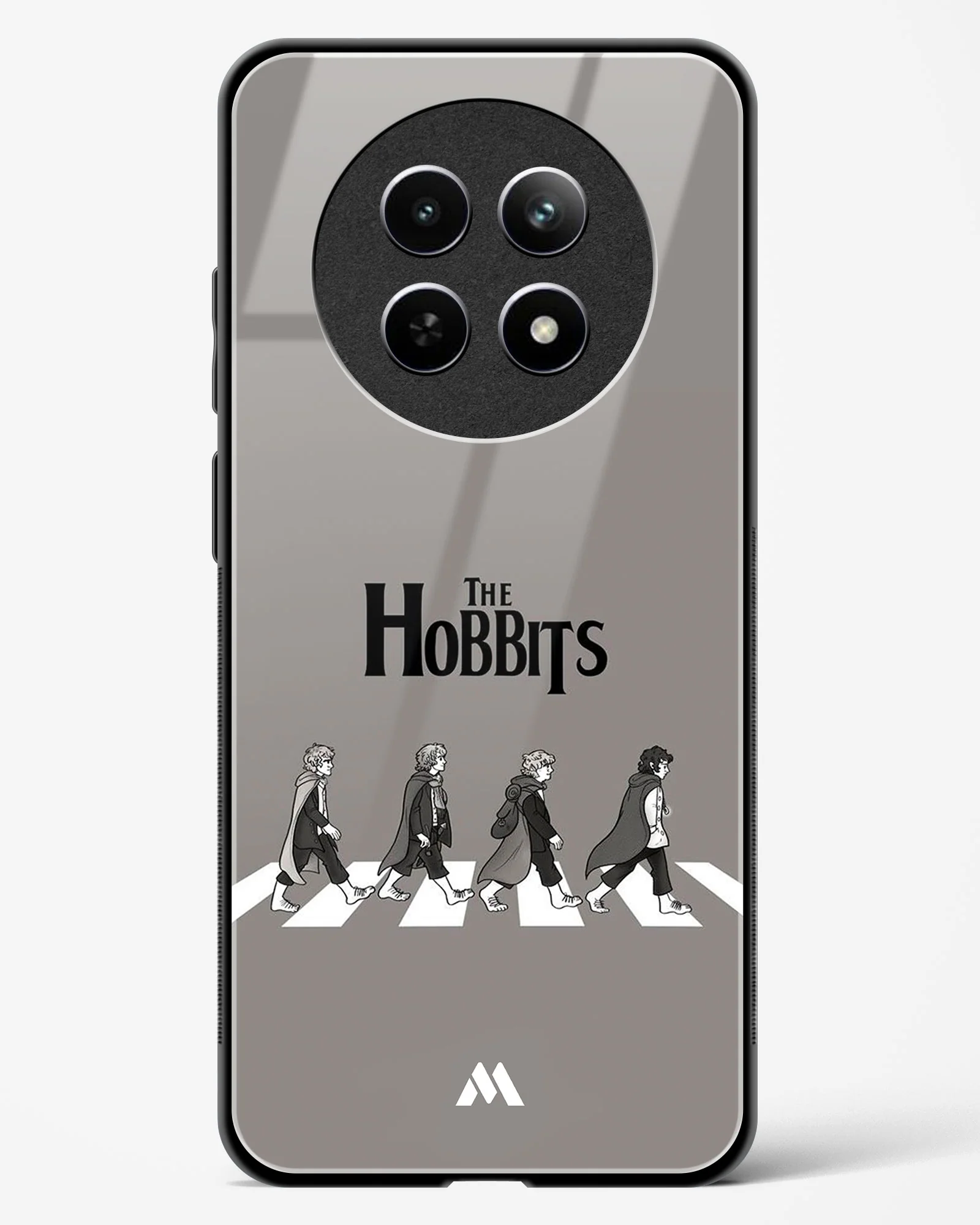 Hobbits at the Abbey Road Crossing Glass Case Phone Cover (Realme) - Image 13