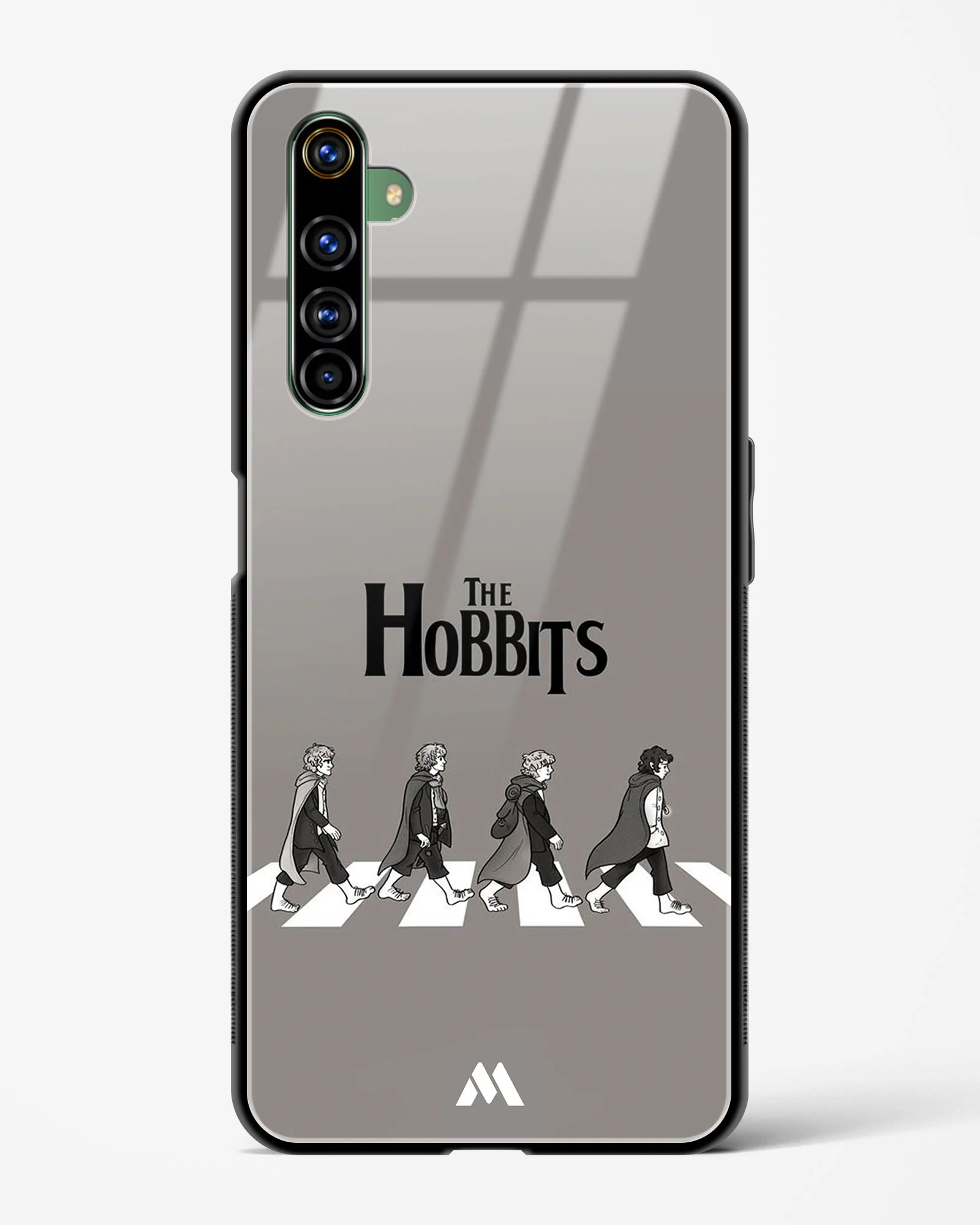 Hobbits at the Abbey Road Crossing Glass Case Phone Cover (Realme) - Image 137