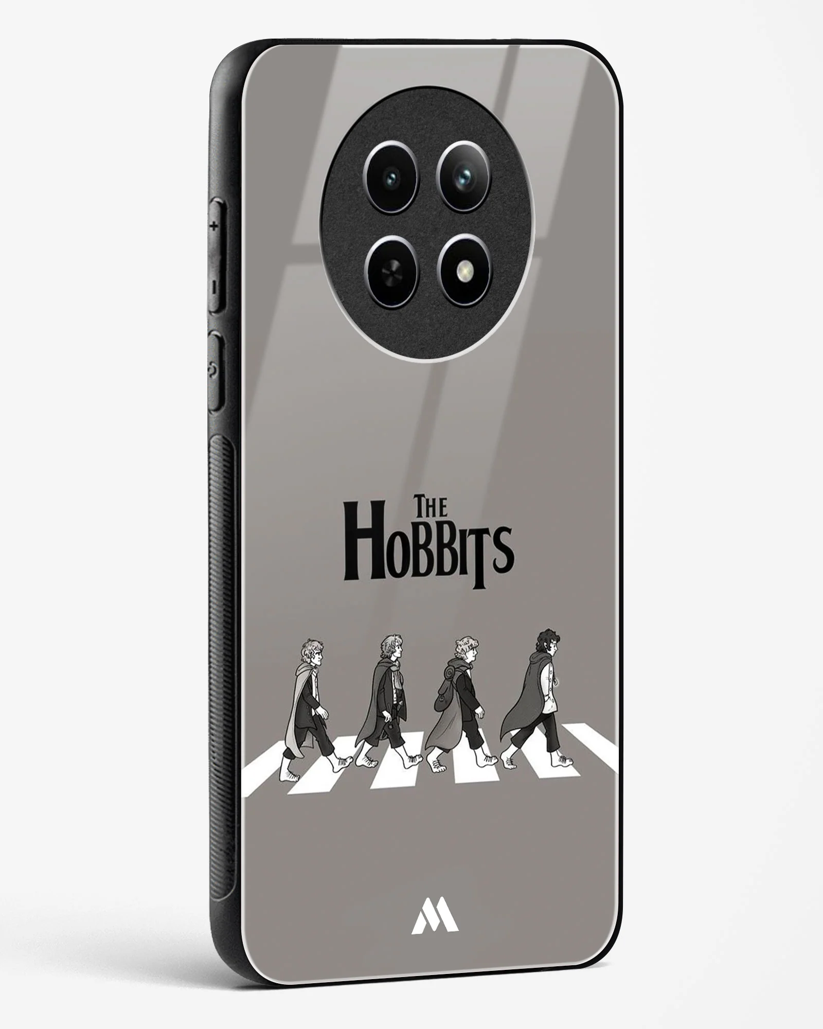 Hobbits at the Abbey Road Crossing Glass Case Phone Cover (Realme) - Image 14