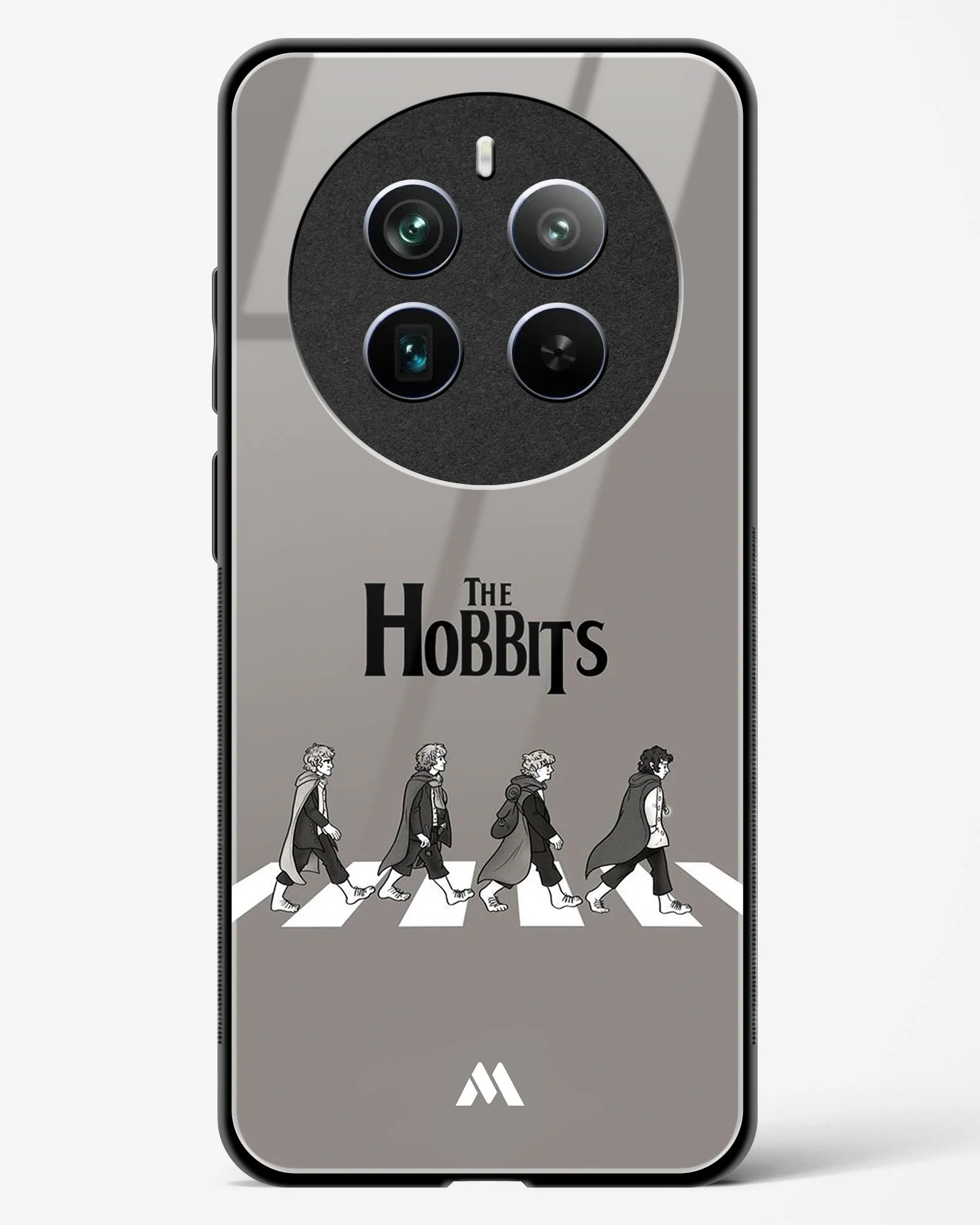 Hobbits at the Abbey Road Crossing Glass Case Phone Cover (Realme) - Image 19
