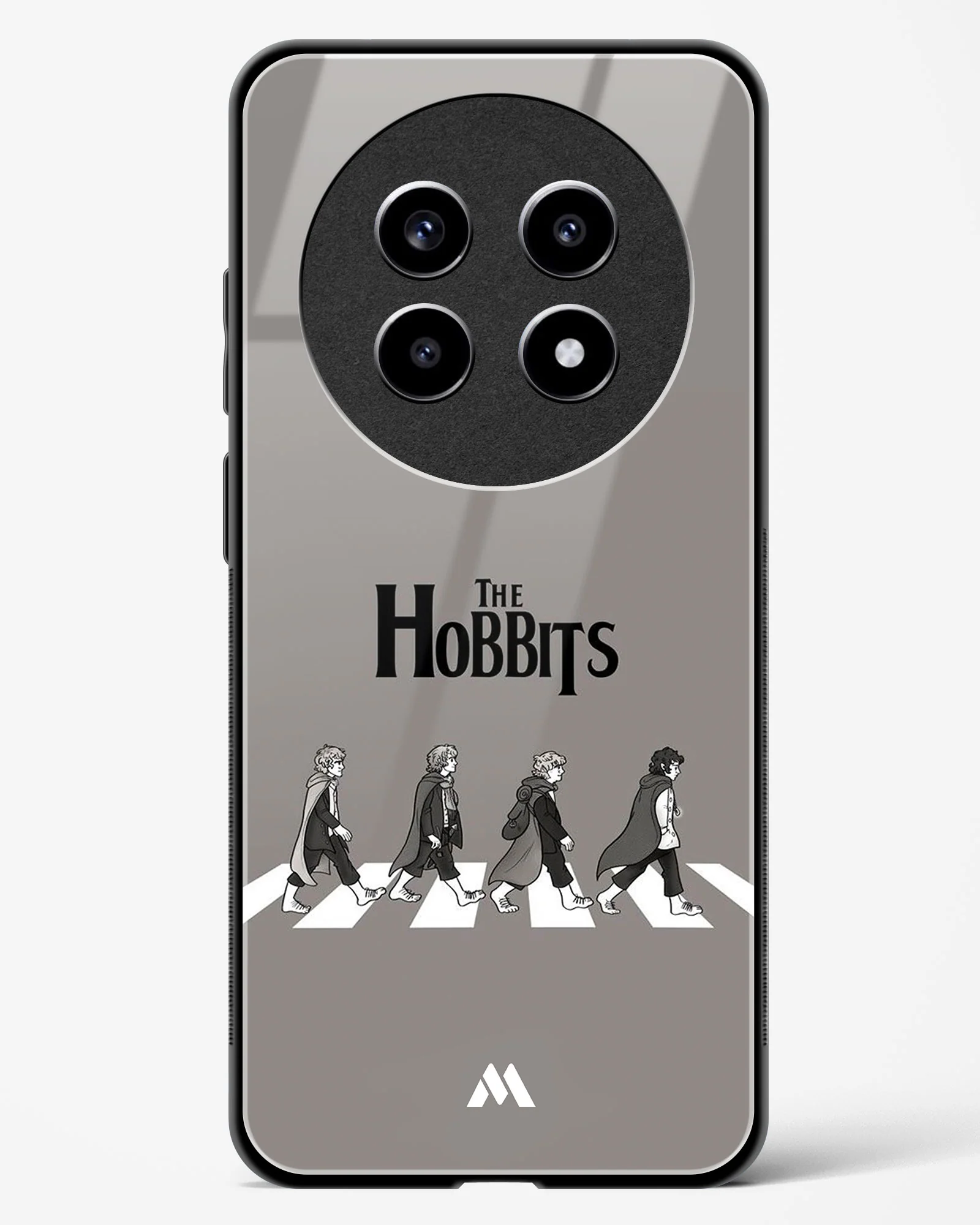 Hobbits at the Abbey Road Crossing Glass Case Phone Cover (Realme) - Image 25