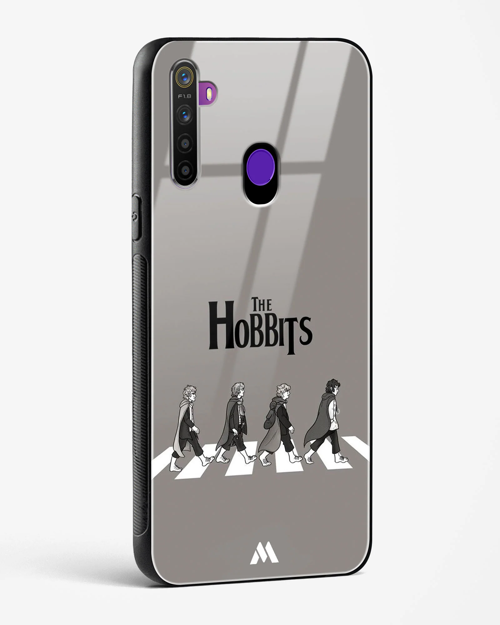 Hobbits at the Abbey Road Crossing Glass Case Phone Cover (Realme) - Image 40