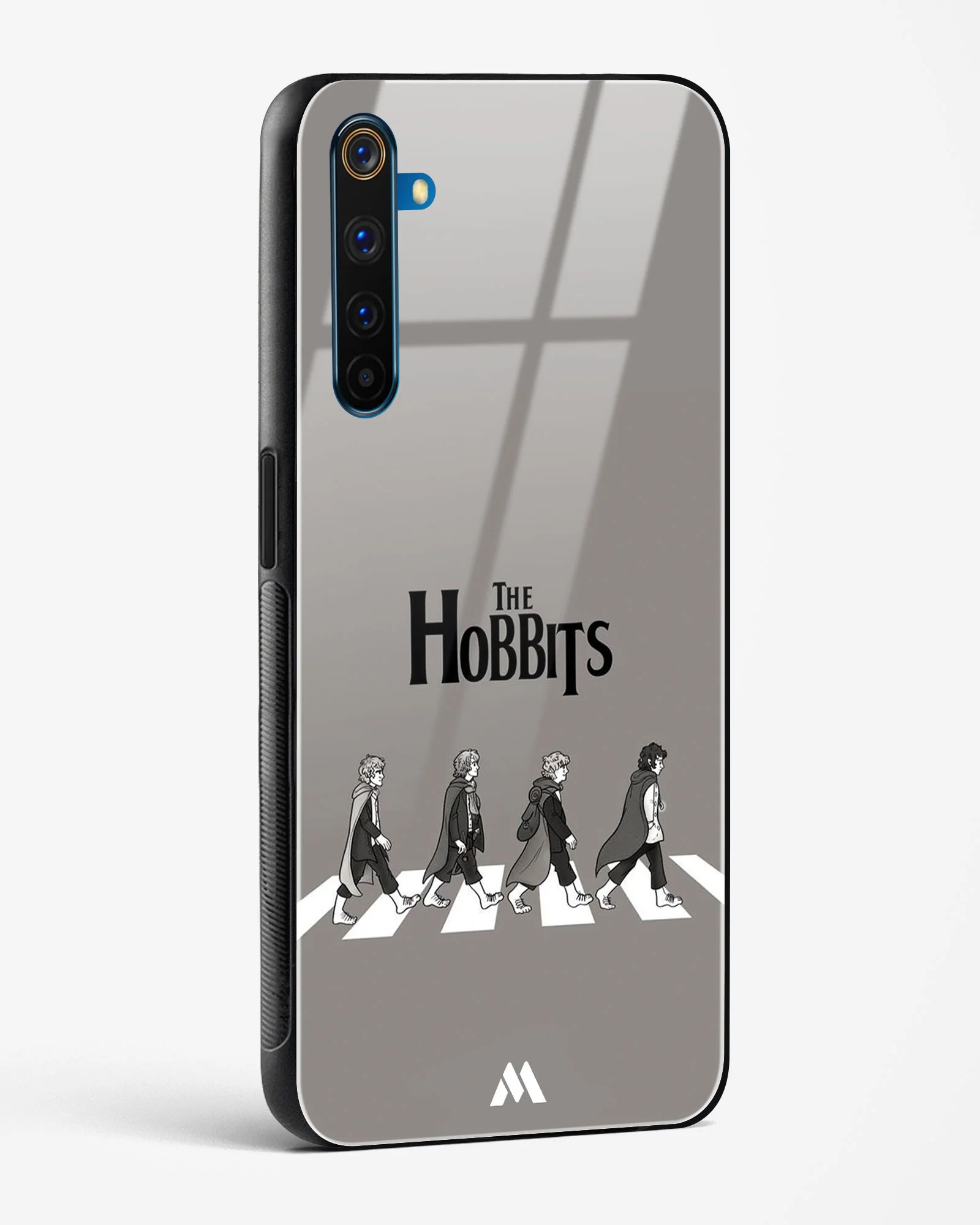 Hobbits at the Abbey Road Crossing Glass Case Phone Cover (Realme) - Image 48