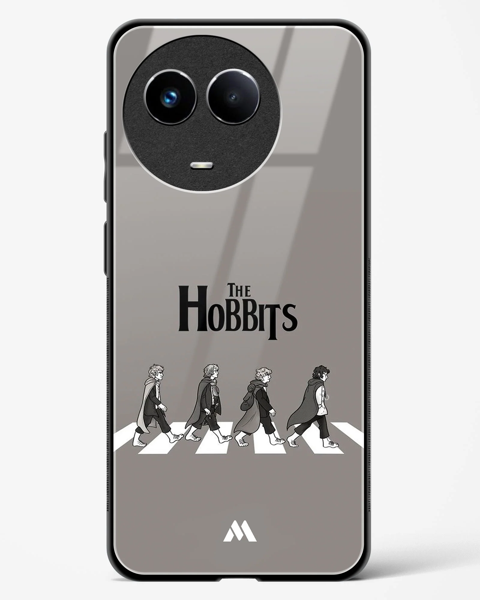 Hobbits at the Abbey Road Crossing Glass Case Phone Cover (Realme) - Image 5