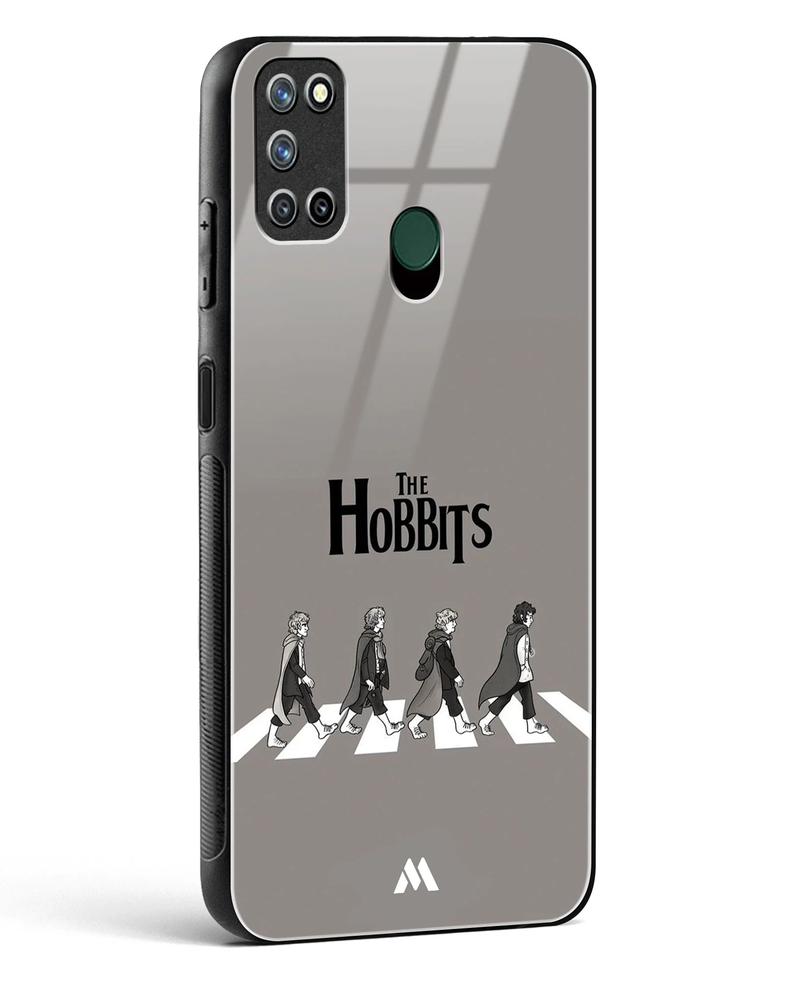 Hobbits at the Abbey Road Crossing Glass Case Phone Cover (Realme) - Image 58