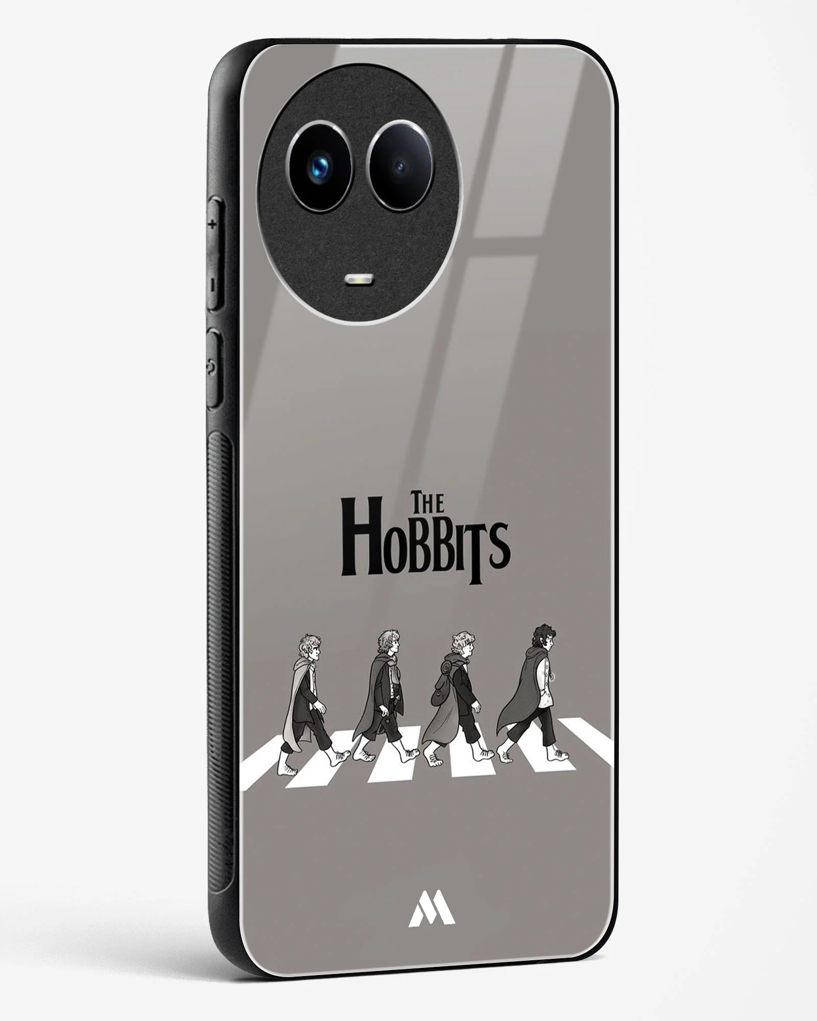 Hobbits at the Abbey Road Crossing Glass Case Phone Cover (Realme) - Image 6