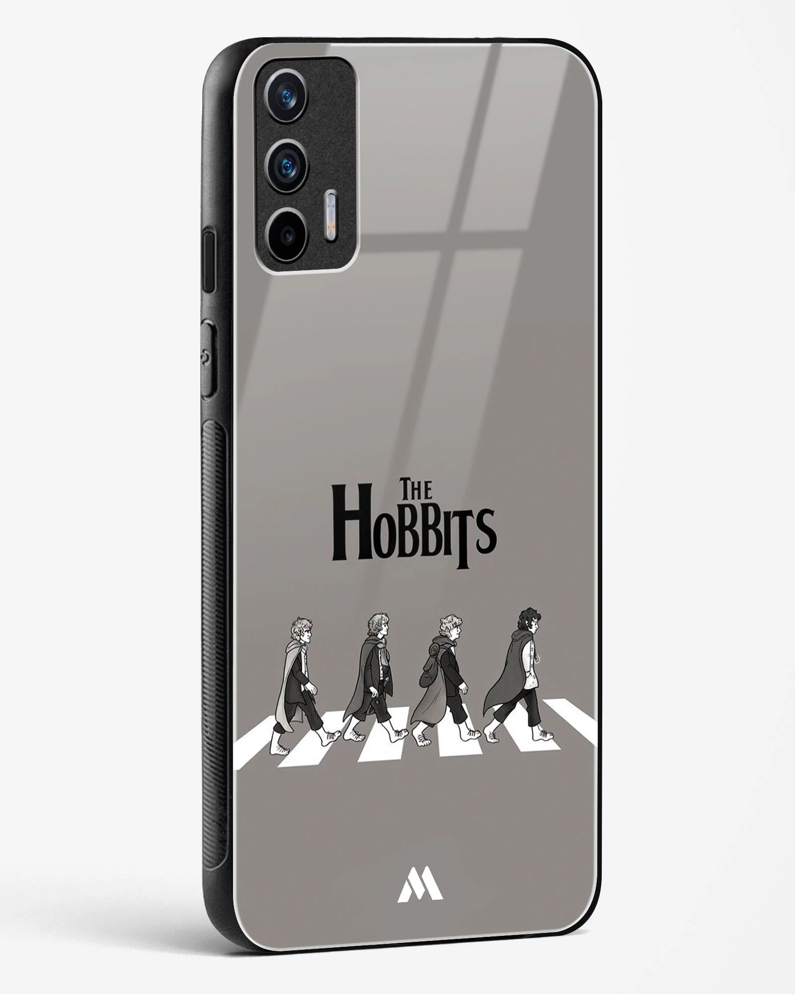 Hobbits at the Abbey Road Crossing Glass Case Phone Cover (Realme) - Image 88