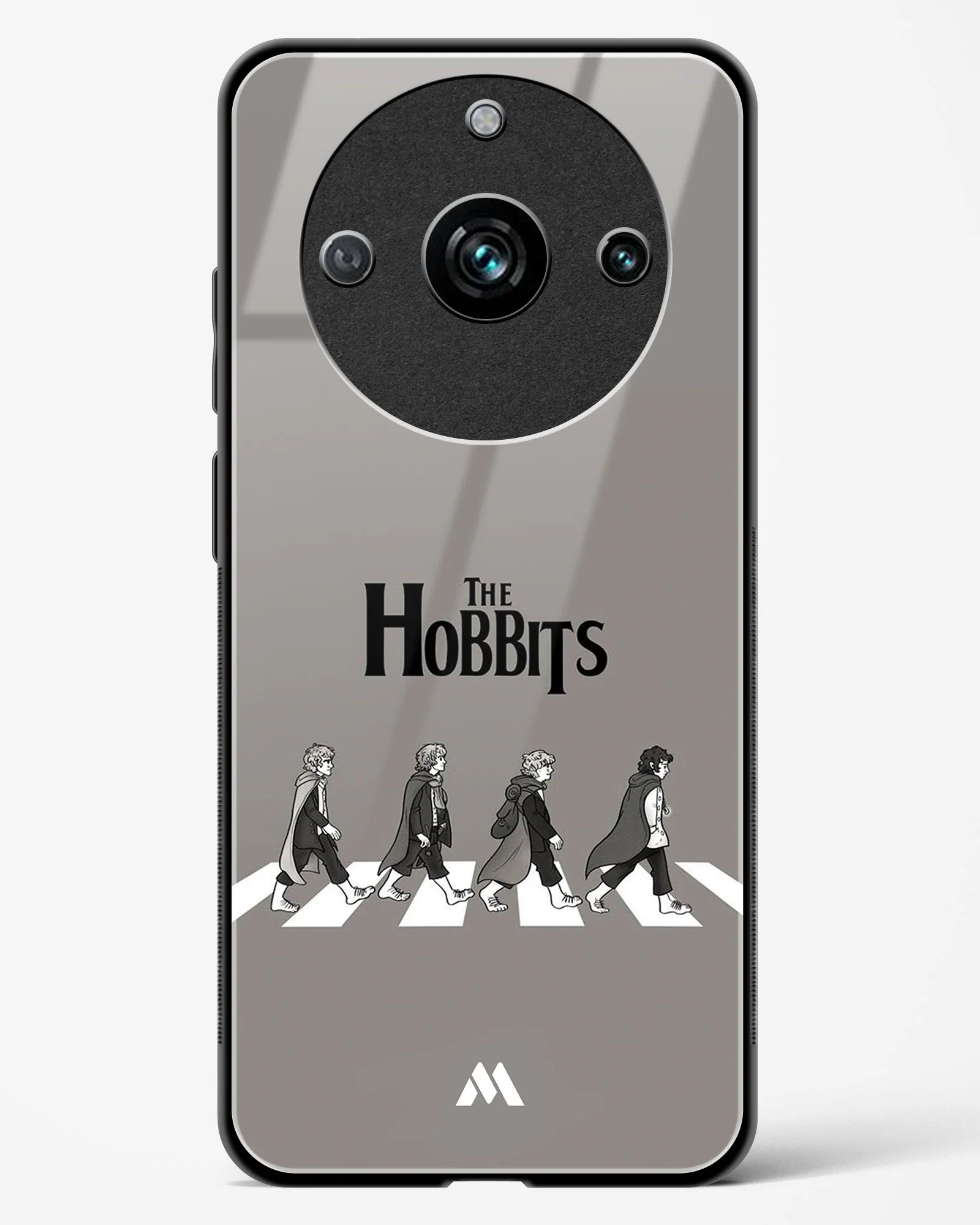 Hobbits at the Abbey Road Crossing Glass Case Phone Cover (Realme) - Image 9