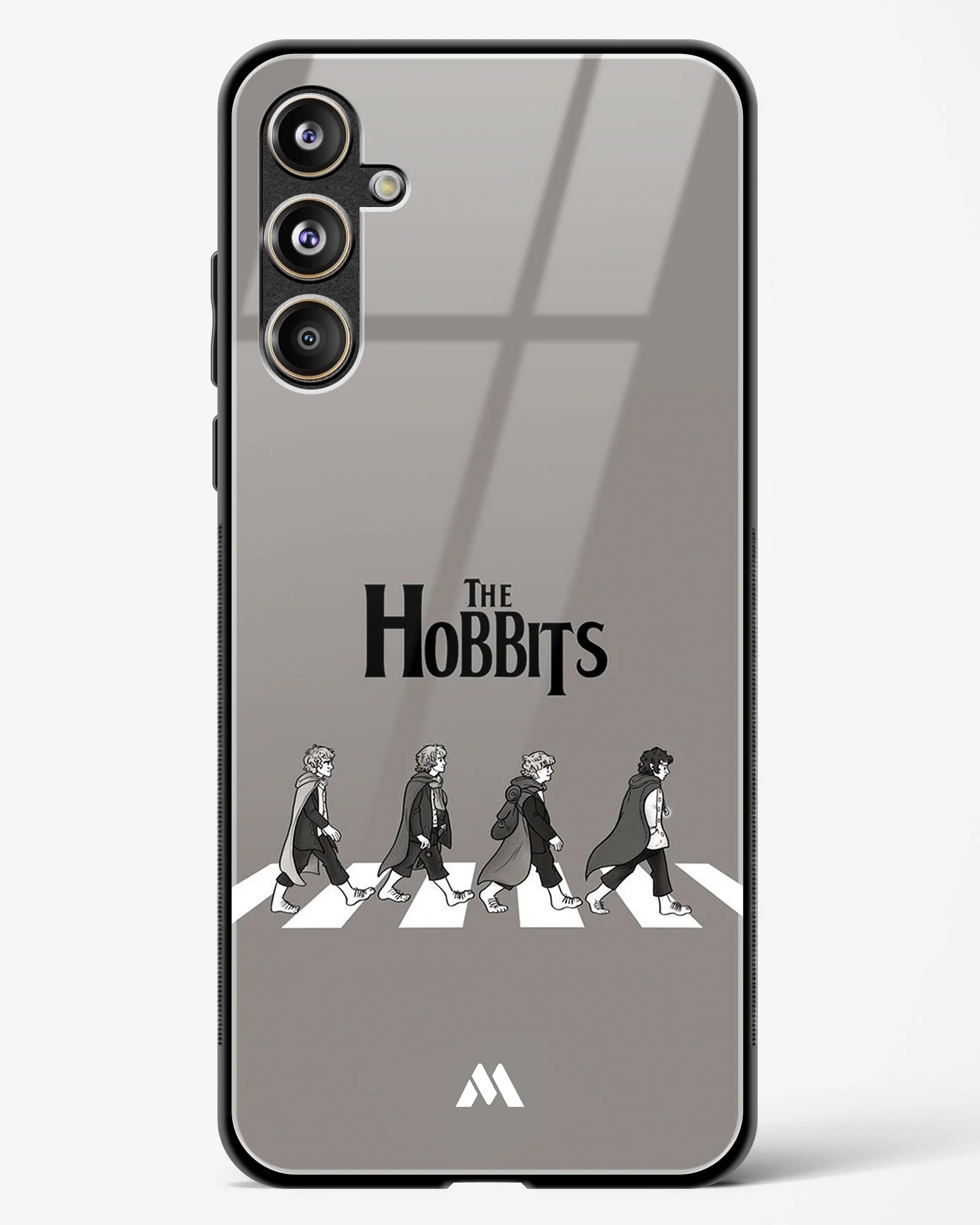 Hobbits at the Abbey Road Crossing Glass Case Phone Cover (Samsung) - Image 101