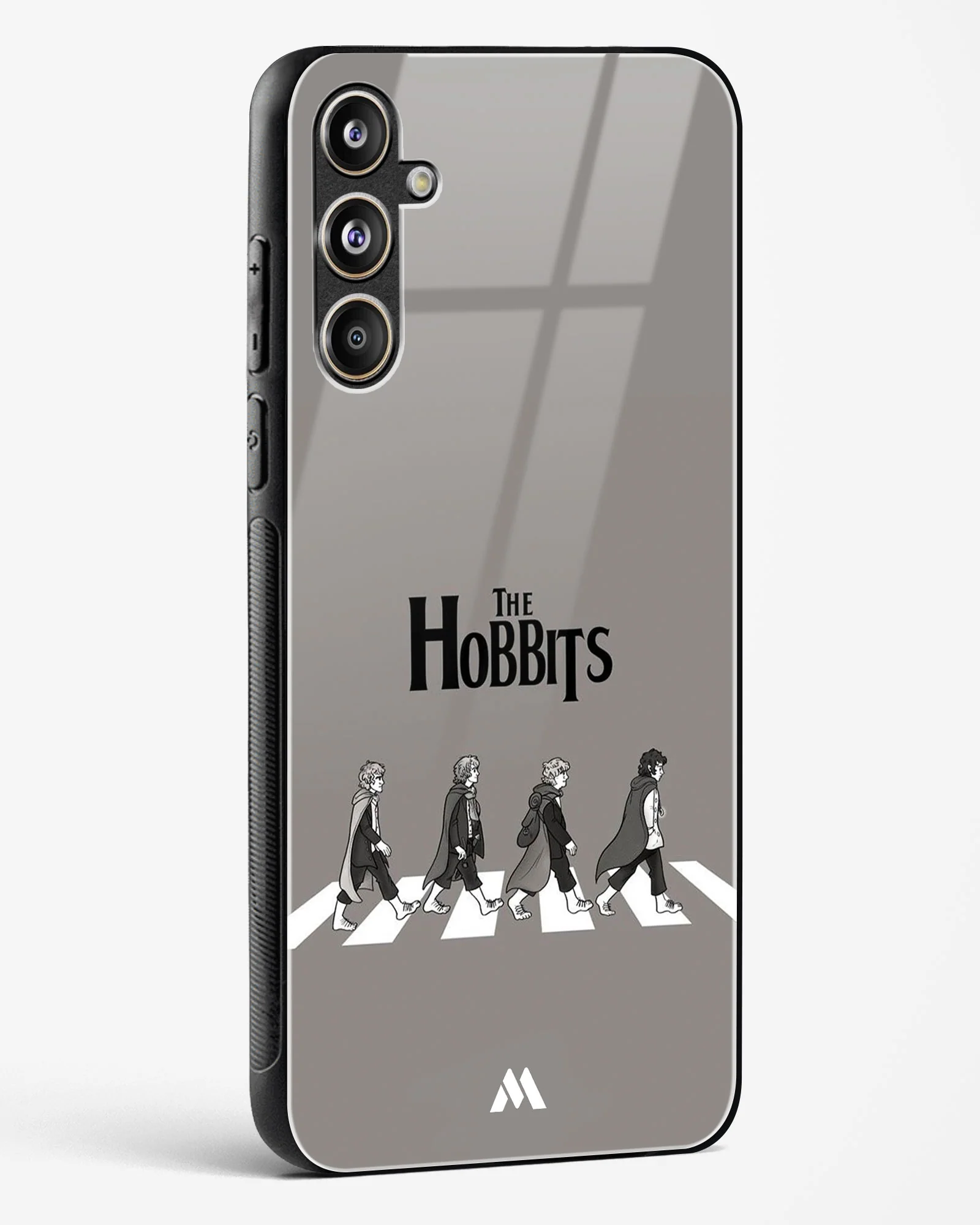 Hobbits at the Abbey Road Crossing Glass Case Phone Cover (Samsung) - Image 102