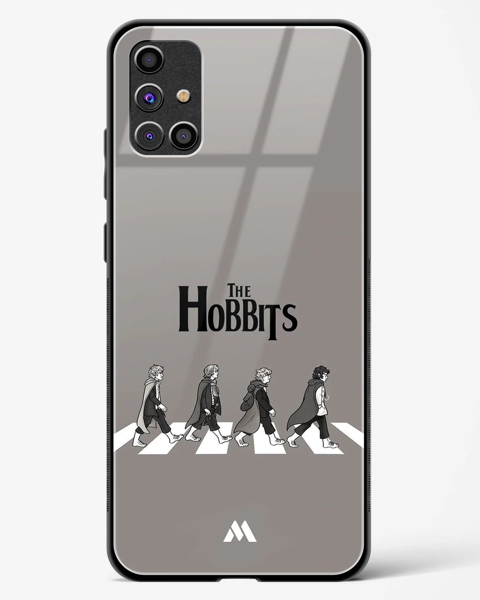 Hobbits at the Abbey Road Crossing Glass Case Phone Cover (Samsung) - Image 131