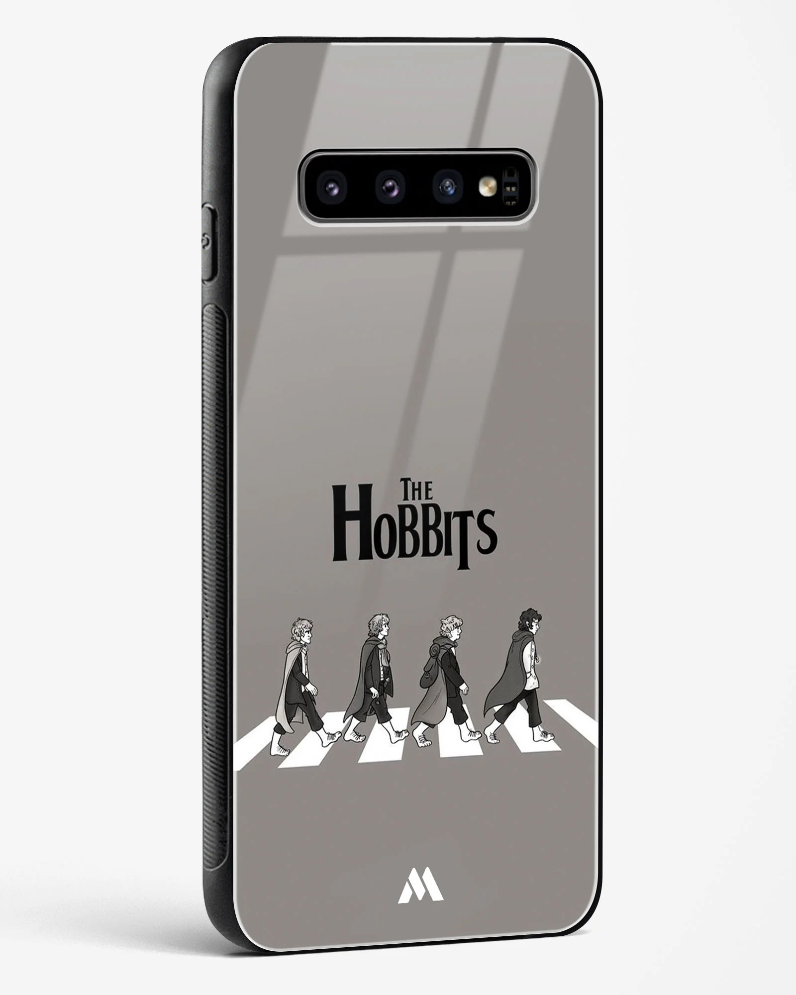 Hobbits at the Abbey Road Crossing Glass Case Phone Cover (Samsung) - Image 170