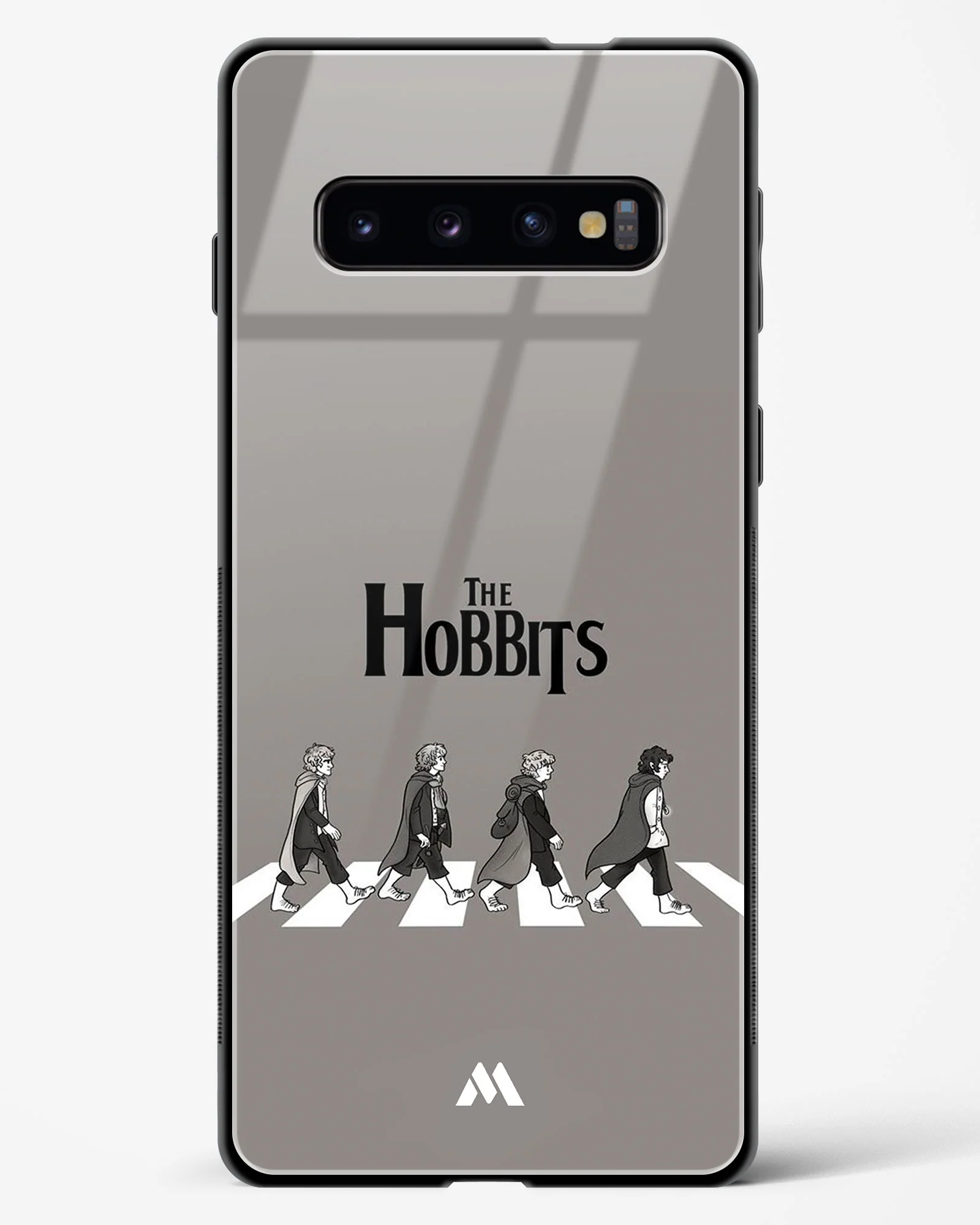 Hobbits at the Abbey Road Crossing Glass Case Phone Cover (Samsung) - Image 173